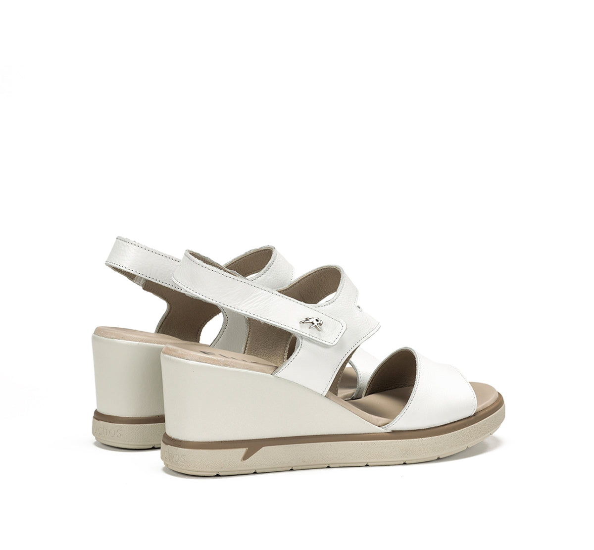 Fluchos Smash F1973 sandale compensée blanche femme