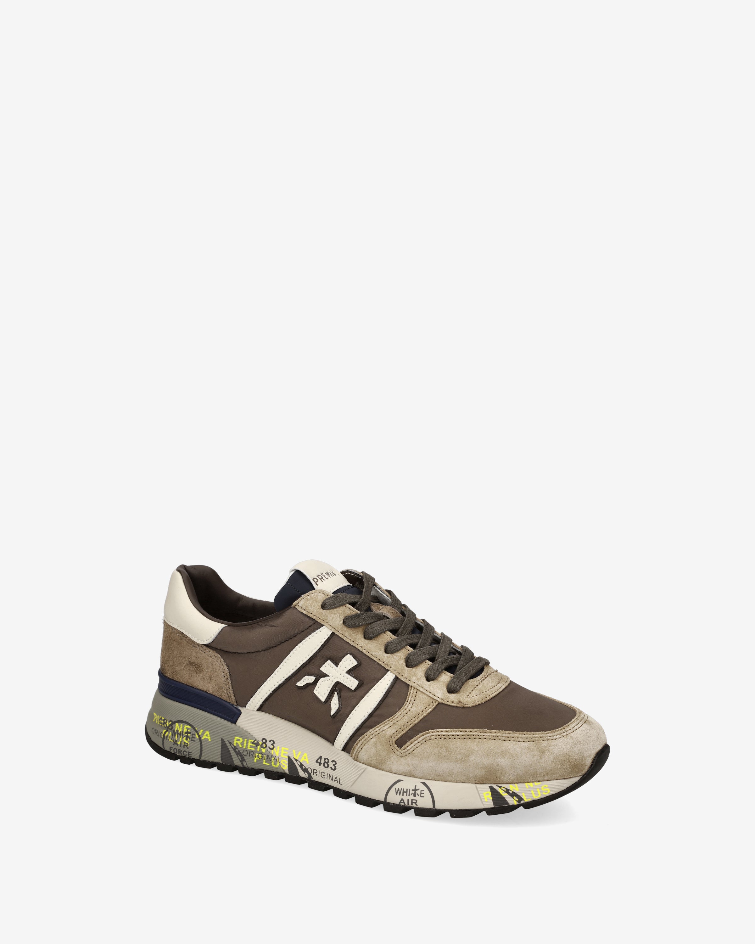 Premiata Lander 7704 sneakers taupe marron pointure 43