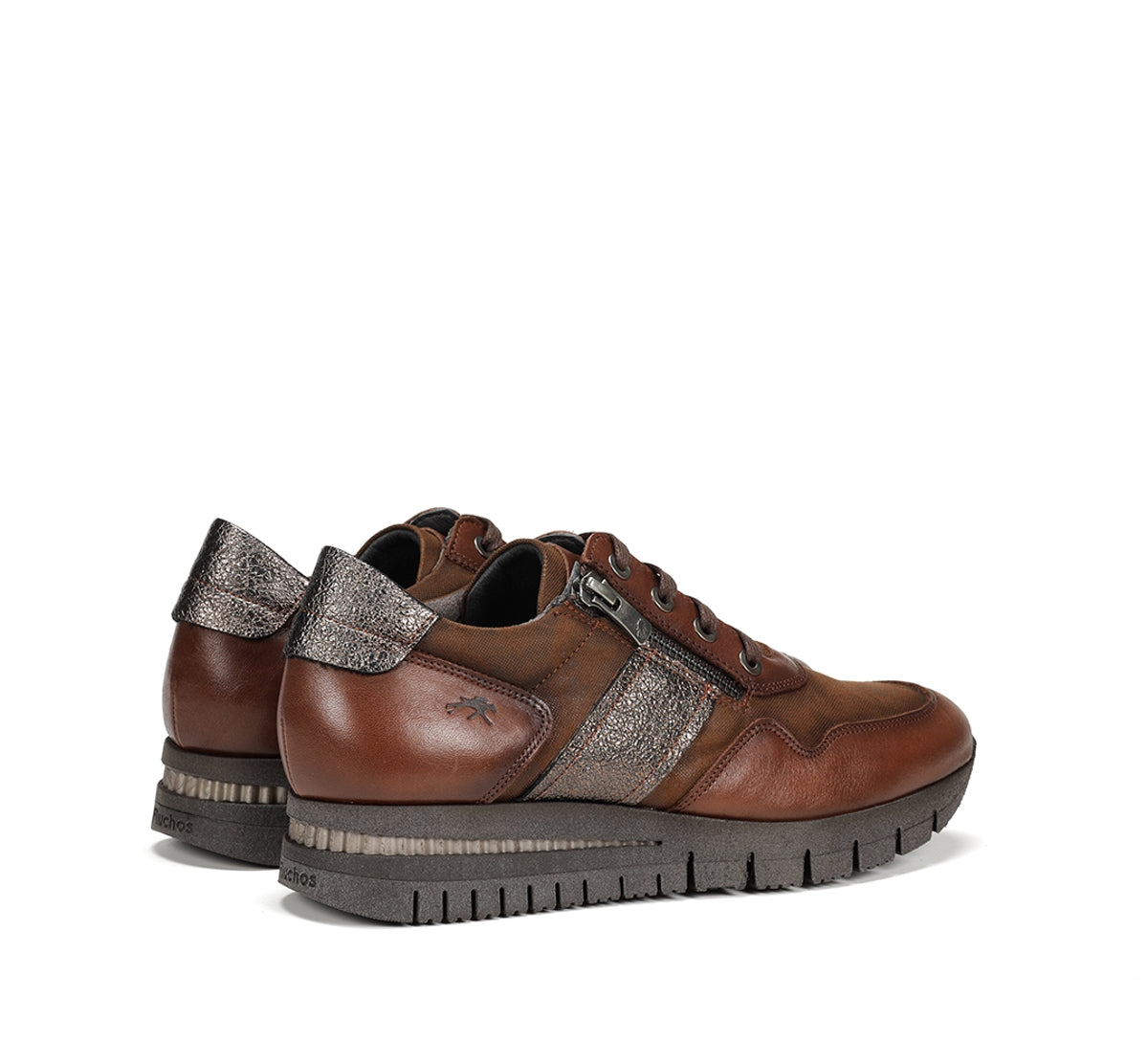 Fluchos Meryl F1624 basket femme marron cuir