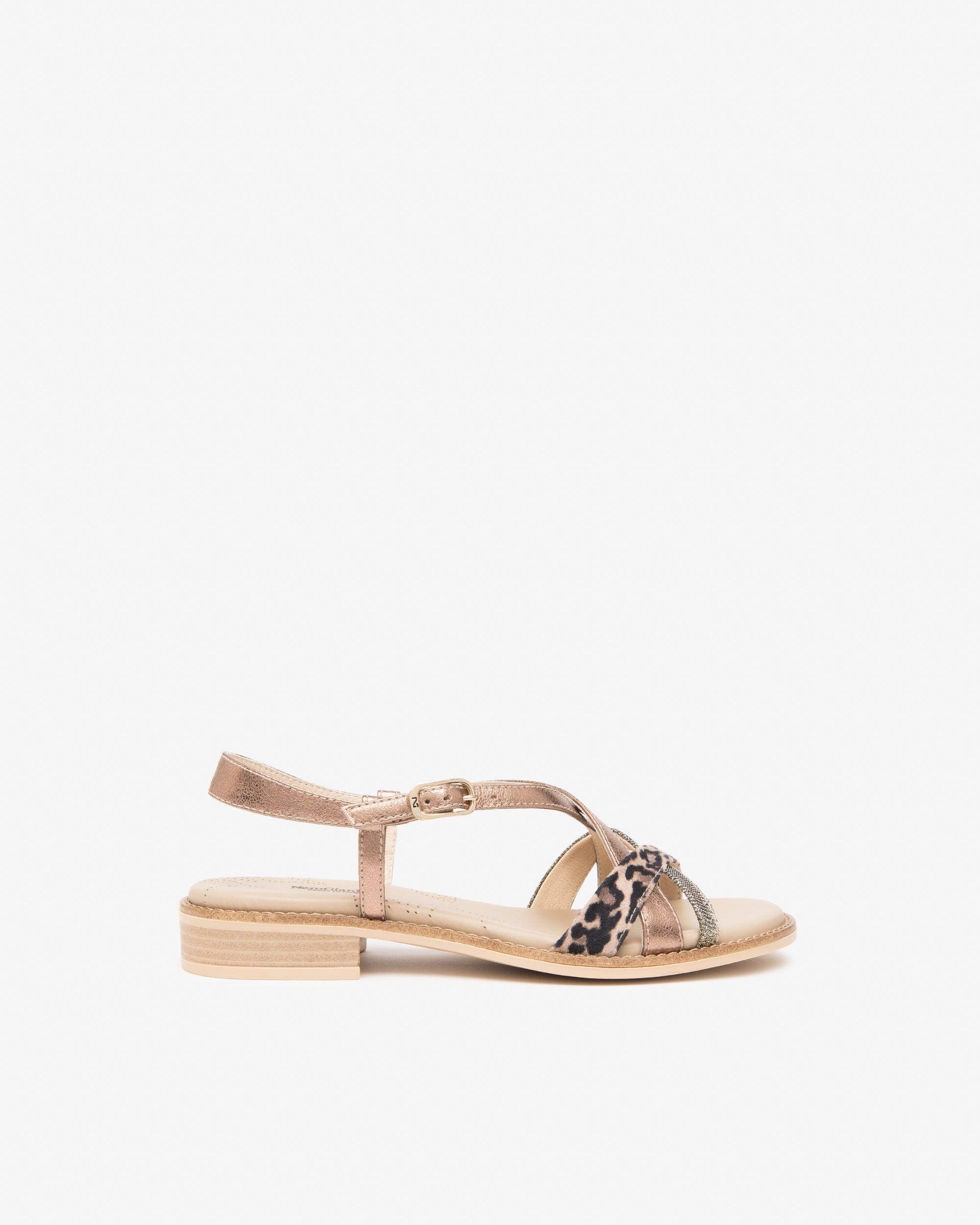 Nero Giardini Sandals sandales femme cuir tissu technique