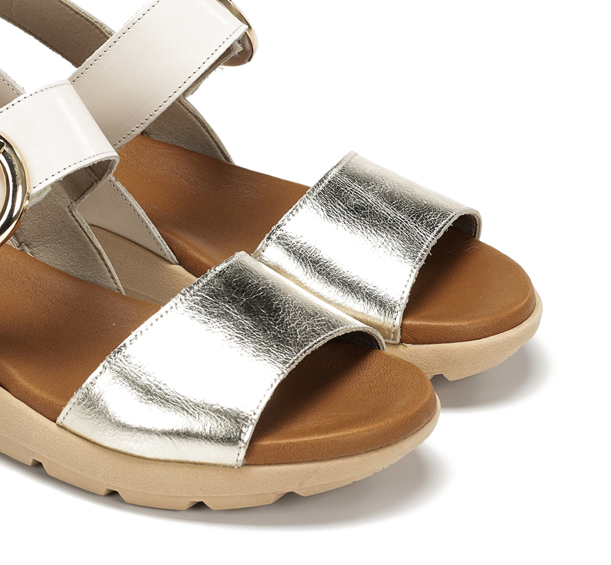 Dorking Gandia D9523 sandale blanche femme légère