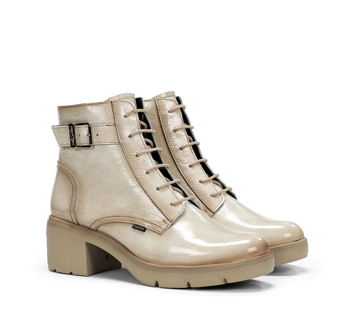 Fluchos Fugaz F2107 bottine femme taupe semelle track