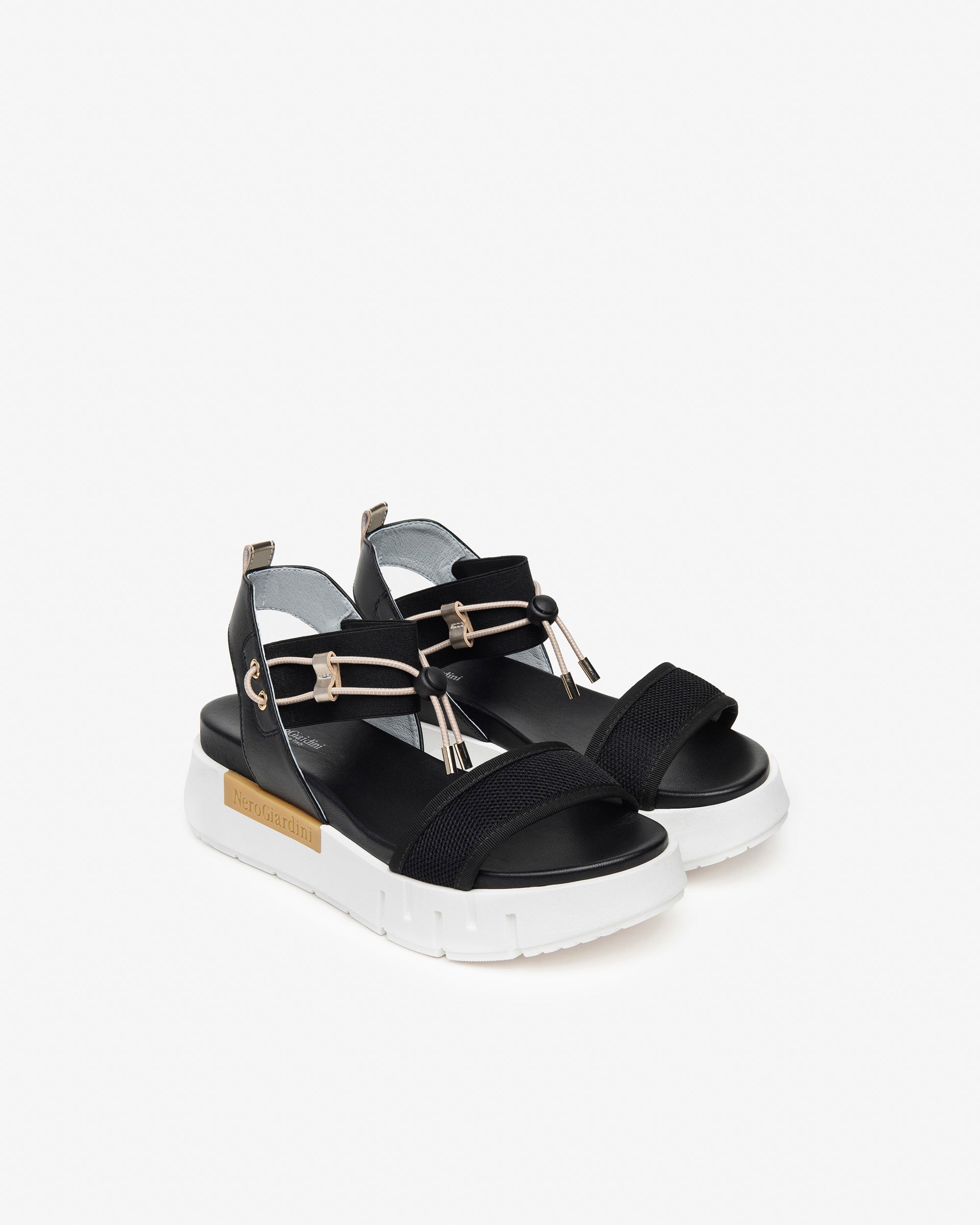 Nero Giardini Sandals sandales femme cuir toile 35-41