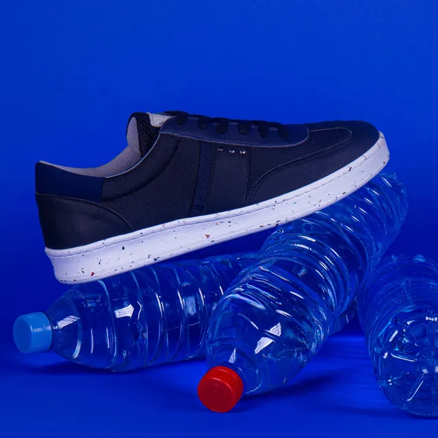 Me.Land Vivace baskets vegan noir bleu marine recyclées