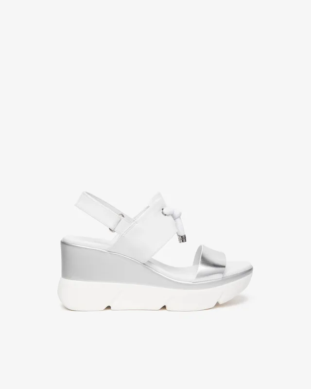 Nero Giardini Sandals sandales cuir femme tissu technique