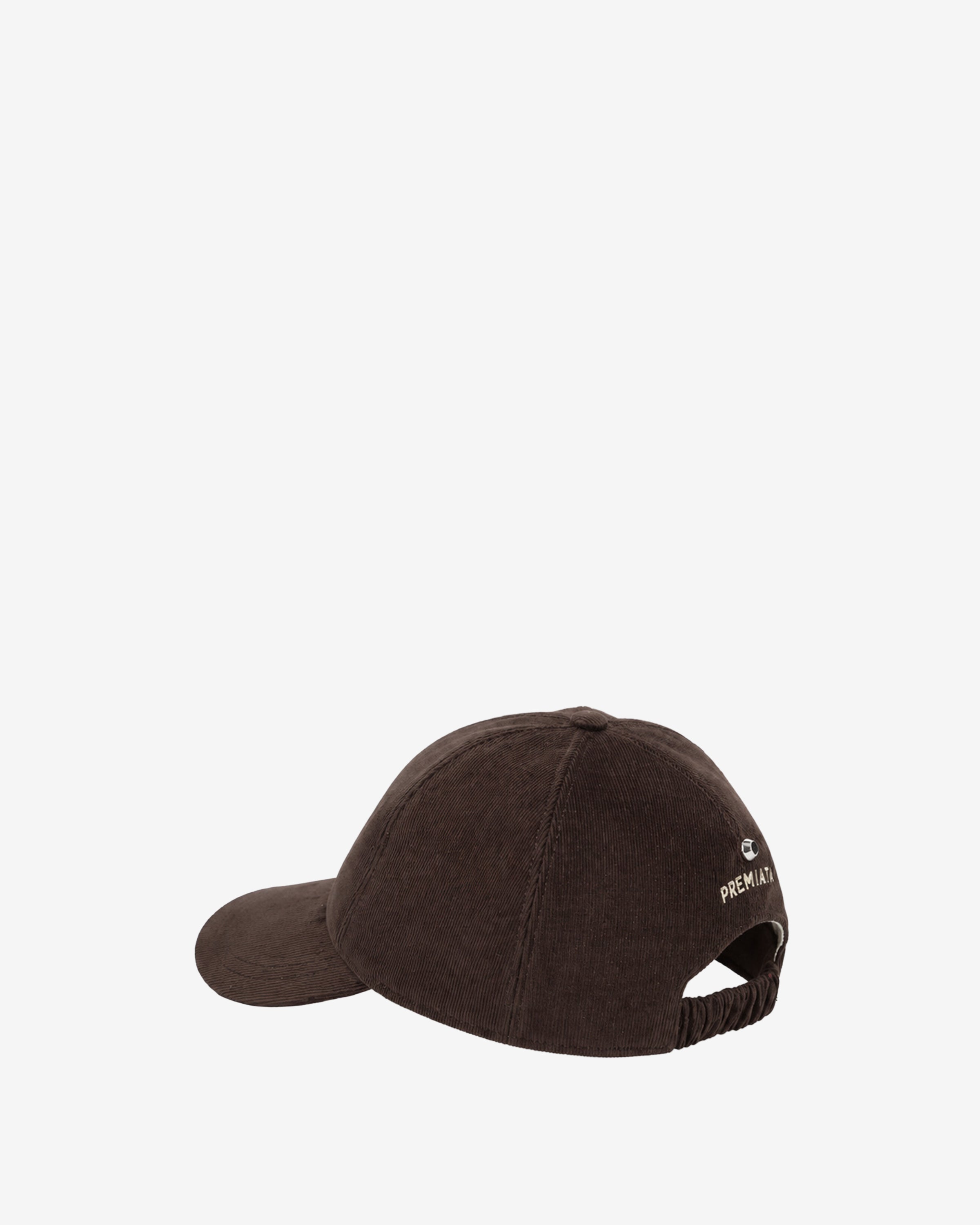 Premiata casquette baseball velours ébène mixte