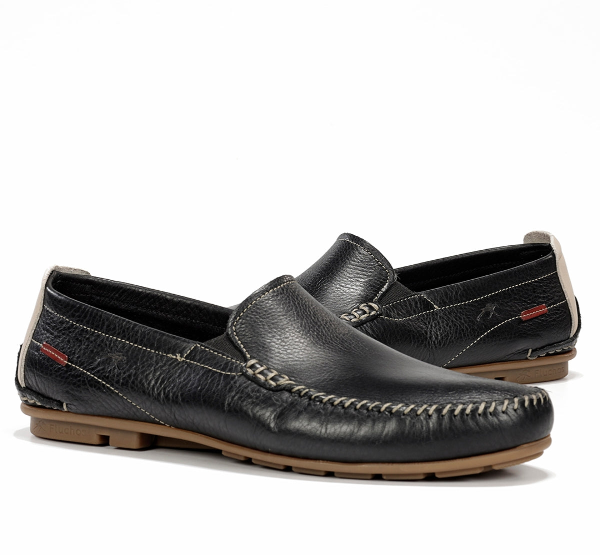 Fluchos Dorian F1173 slip-on homme bleu confort