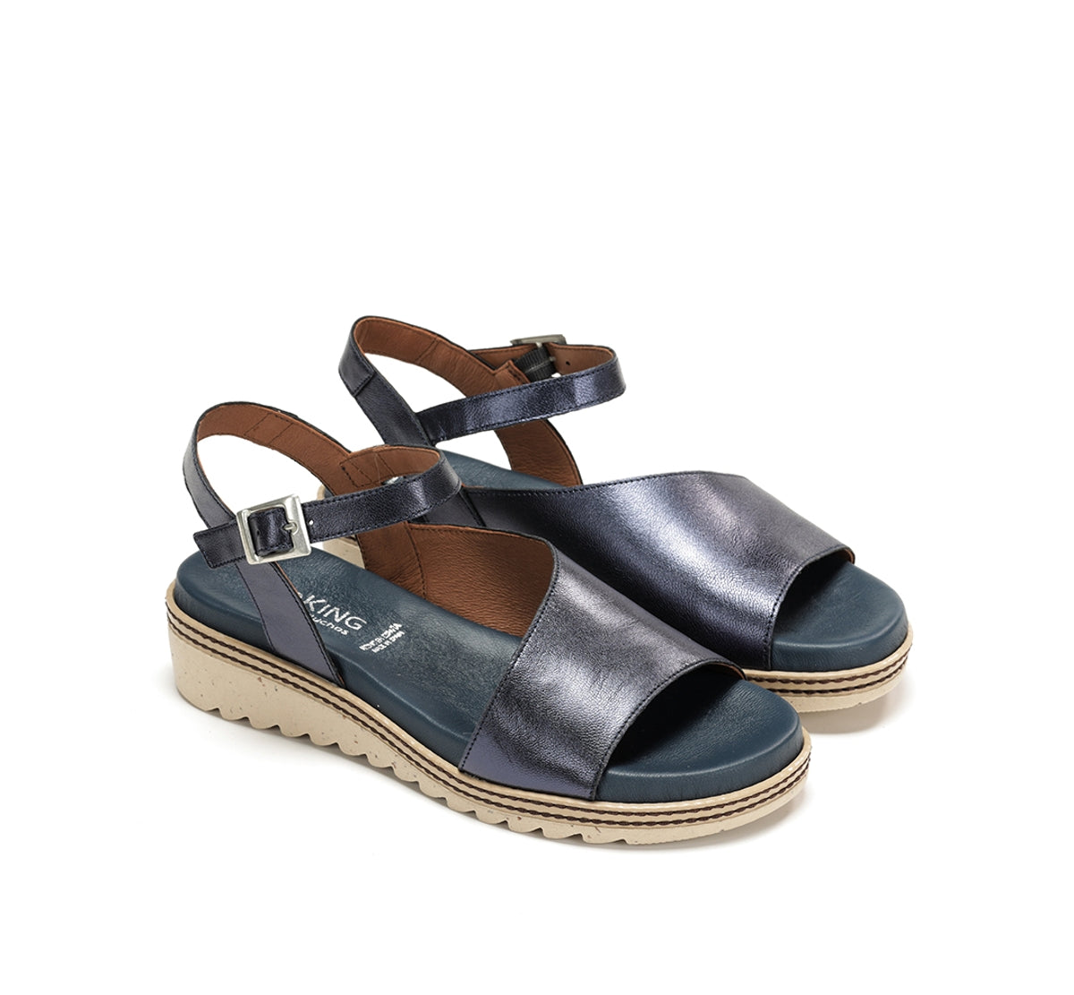 Dorking Espe D8771 sandales femme bleu confort