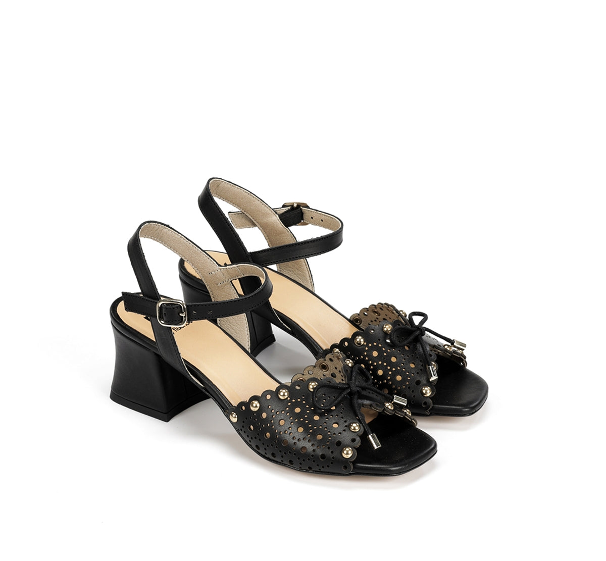 Dorking by Fluchos Larus D9457 sandales noir femme talon