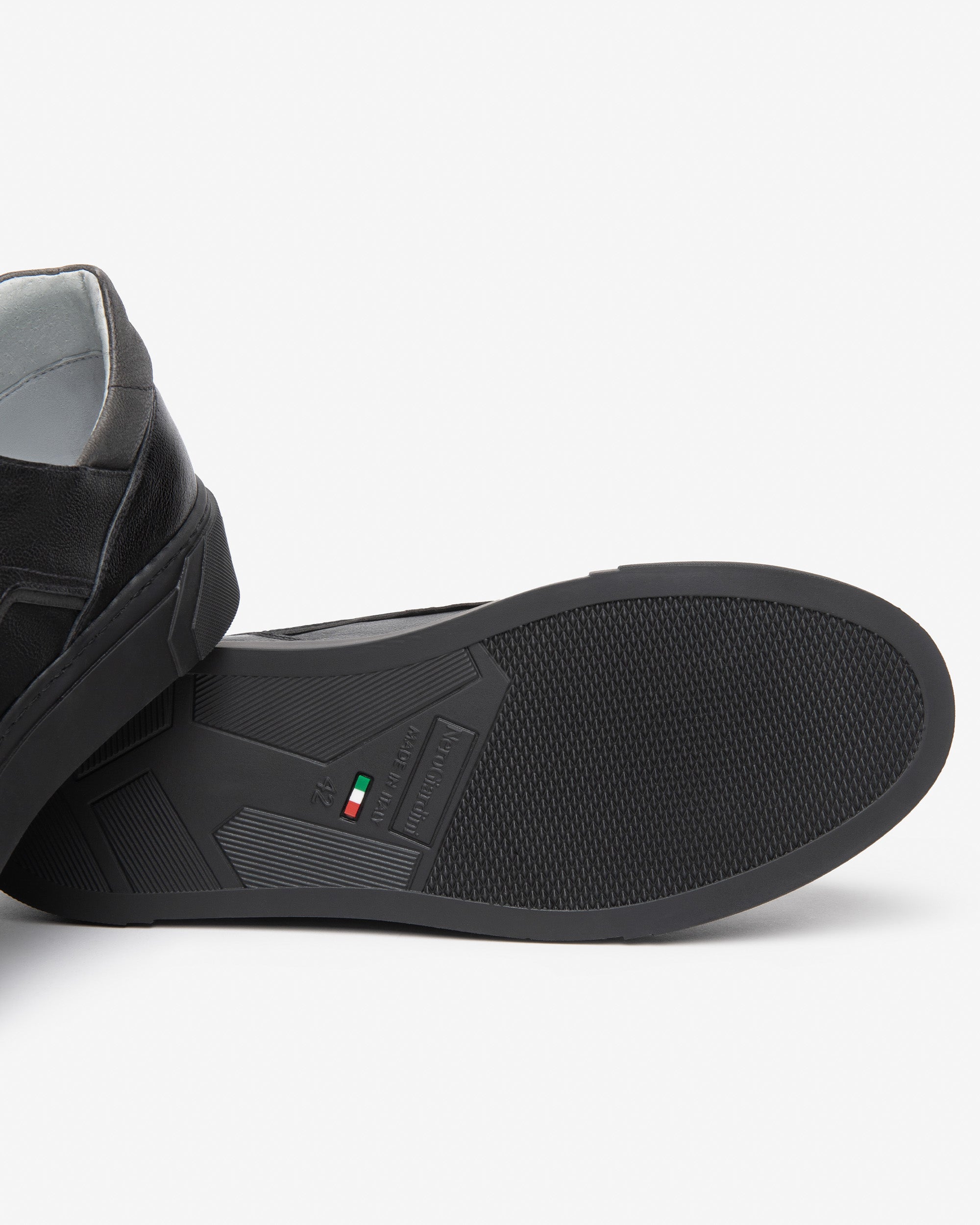 Nero Giardini Sneakers baskets homme cuir zip