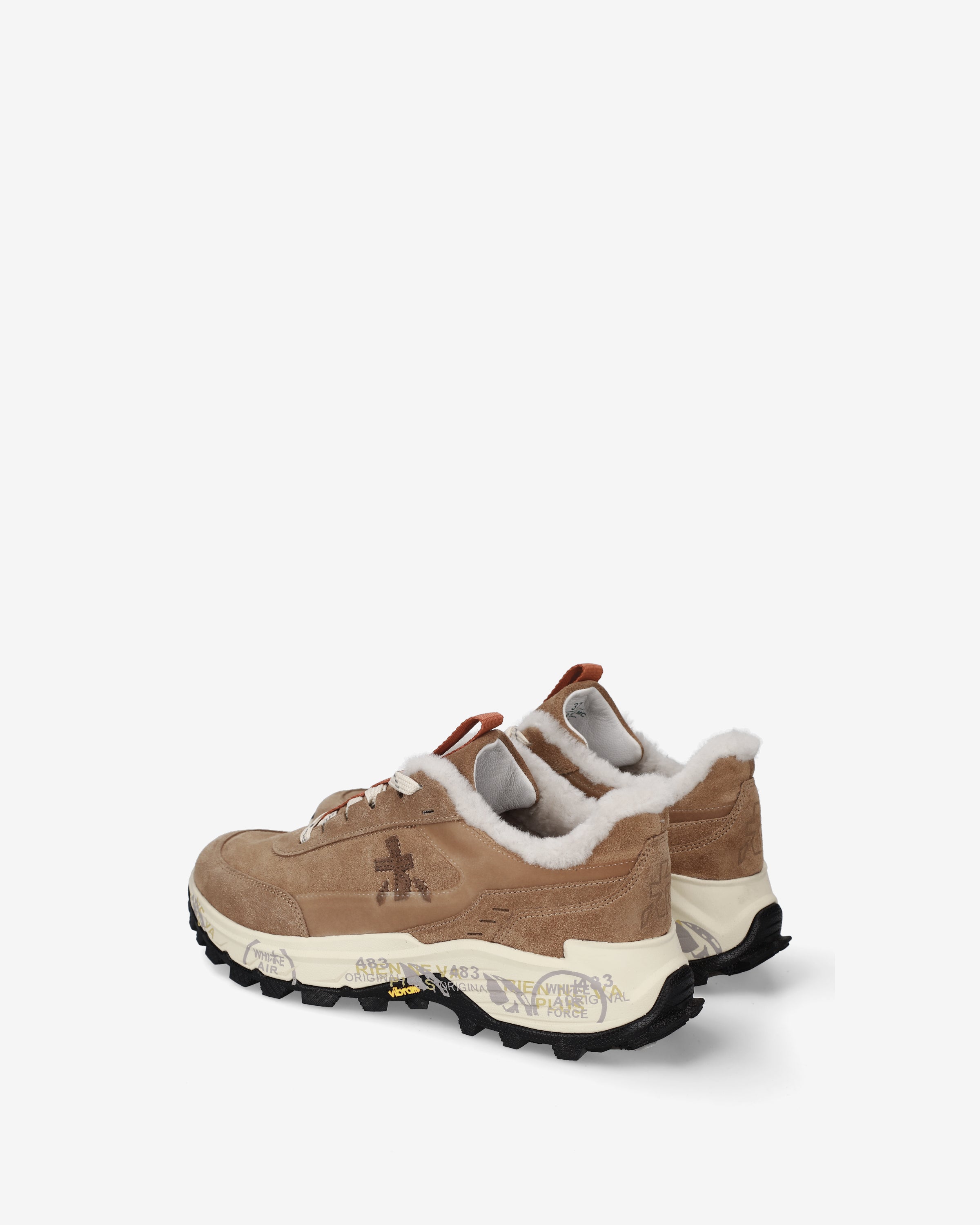 Premiata Devind 506M sneakers daim beige fourrées