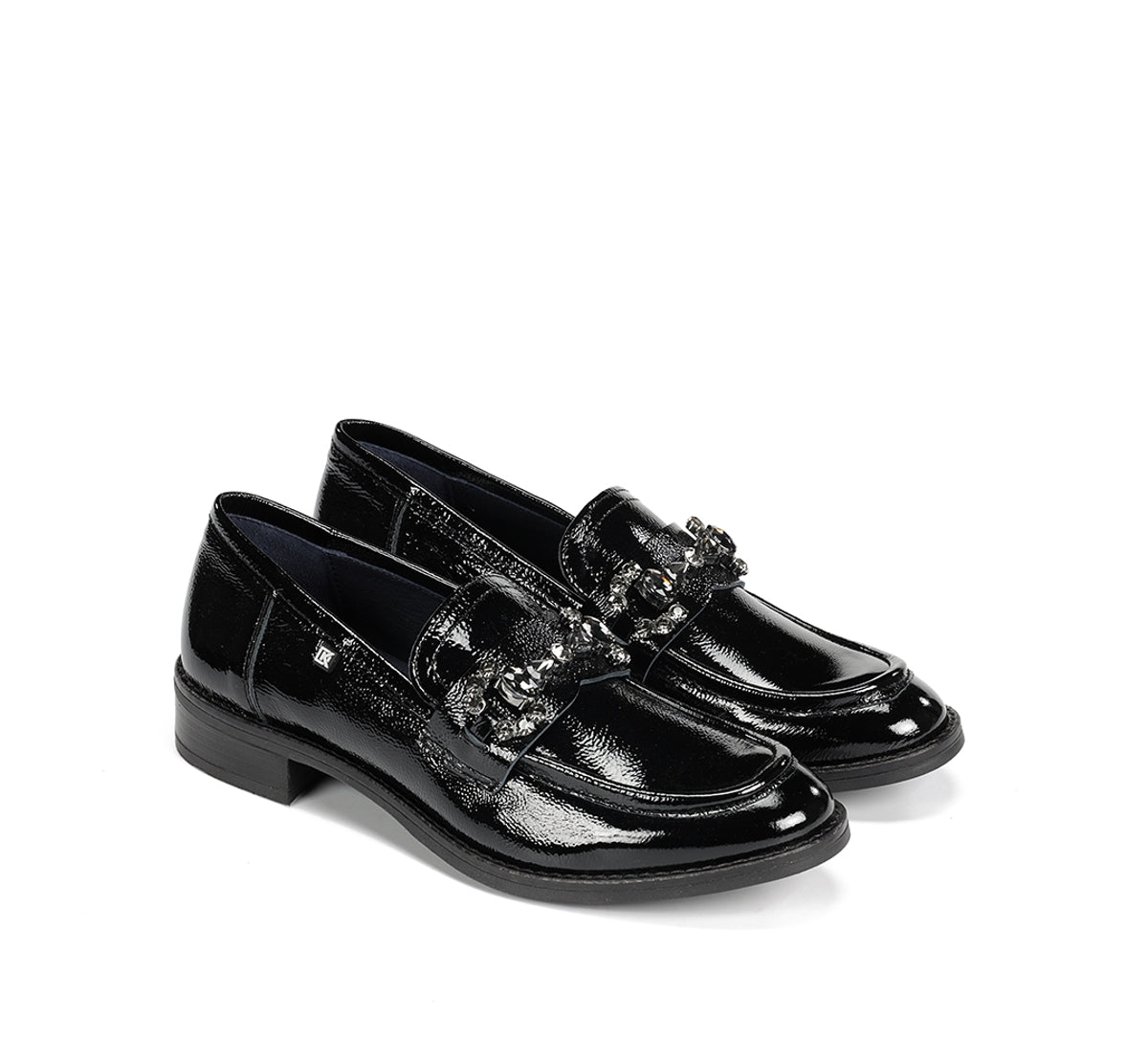 Dorking by Fluchos Harvard D9118 mocassin femme noir