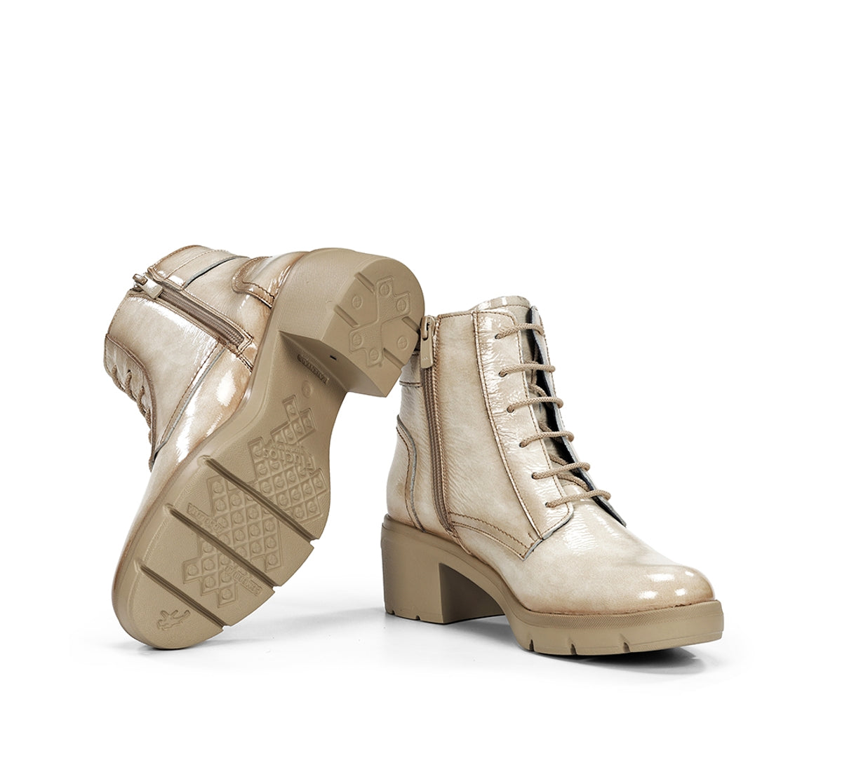 Fluchos Fugaz F2107 bottine femme taupe semelle track