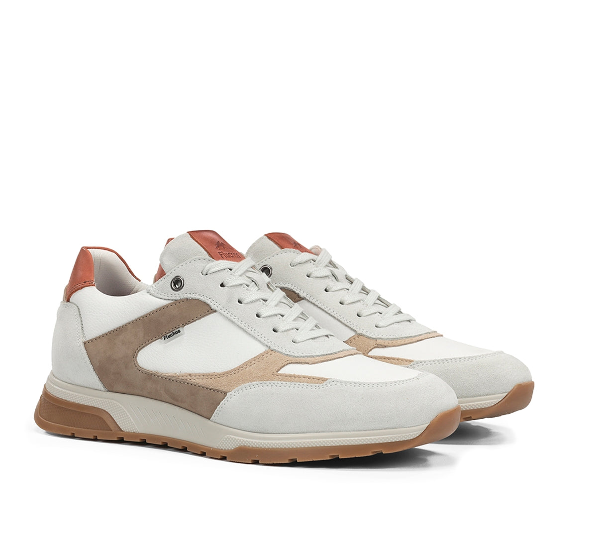 Fluchos Louis F2190 baskets homme blanc cuir