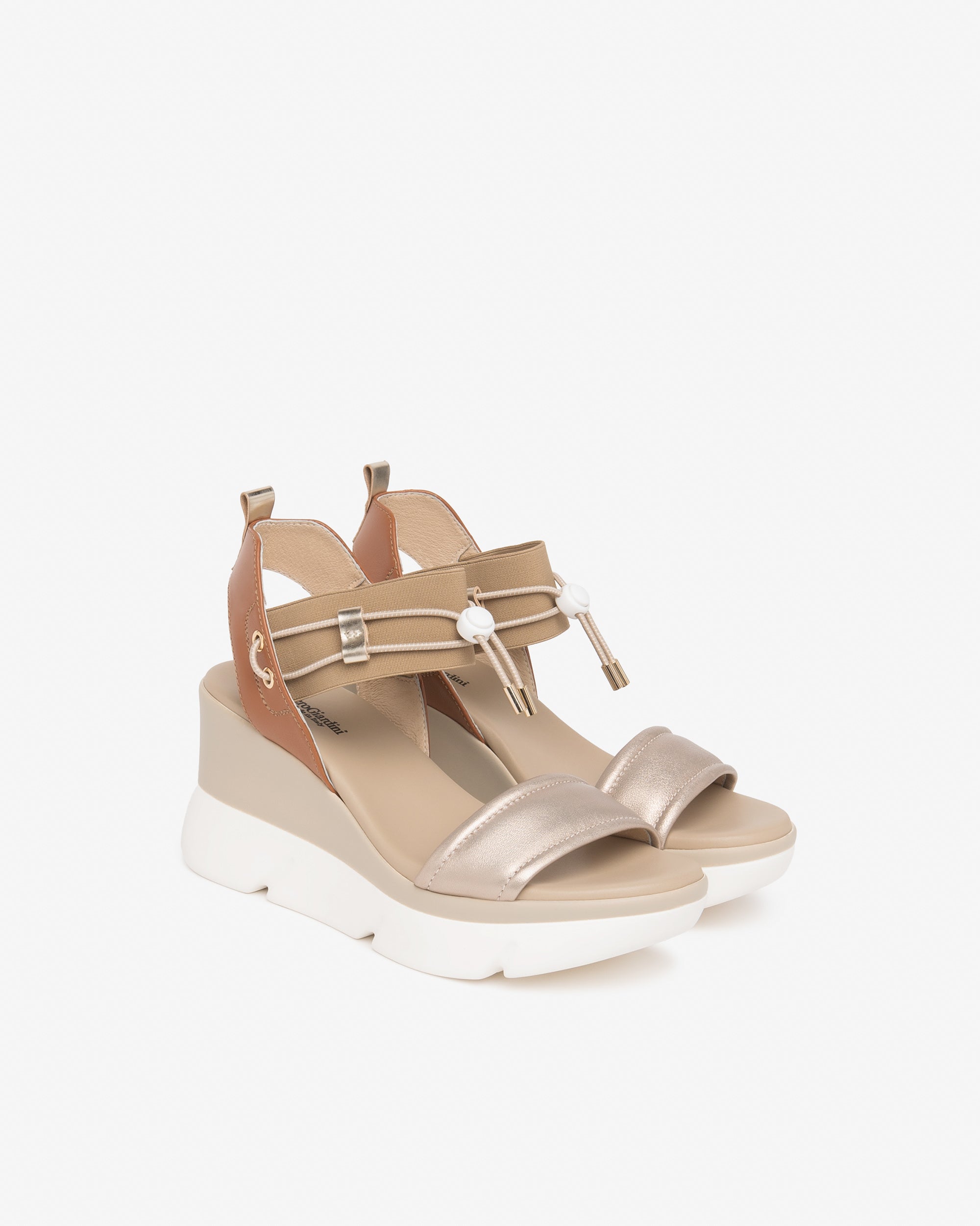 Nero Giardini Sandals sandales cuir tissu femme été