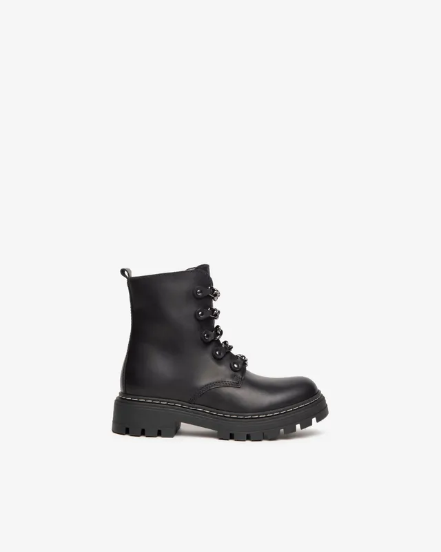 Nero Giardini Combat Boots rangers cuir fille ado