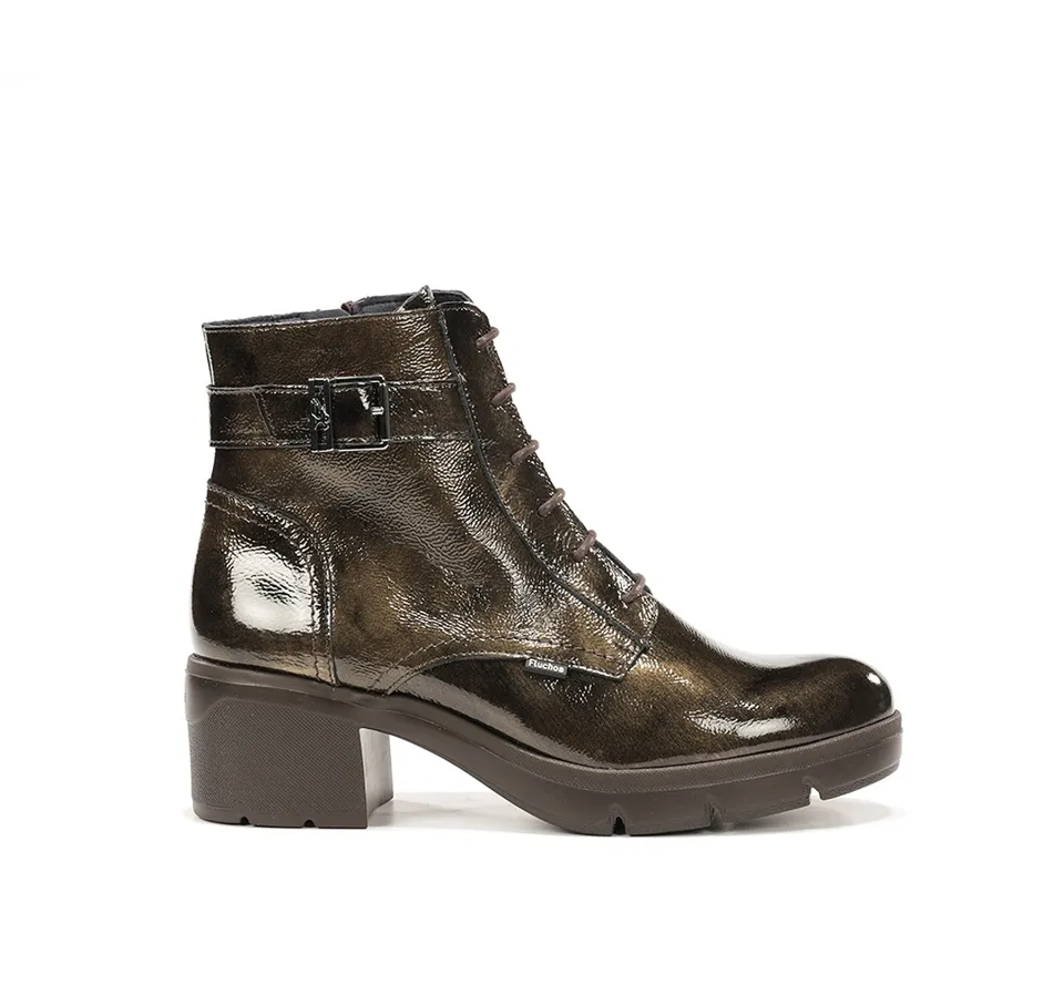 Fluchos Fugaz F2107 bottines vert femme semelle track