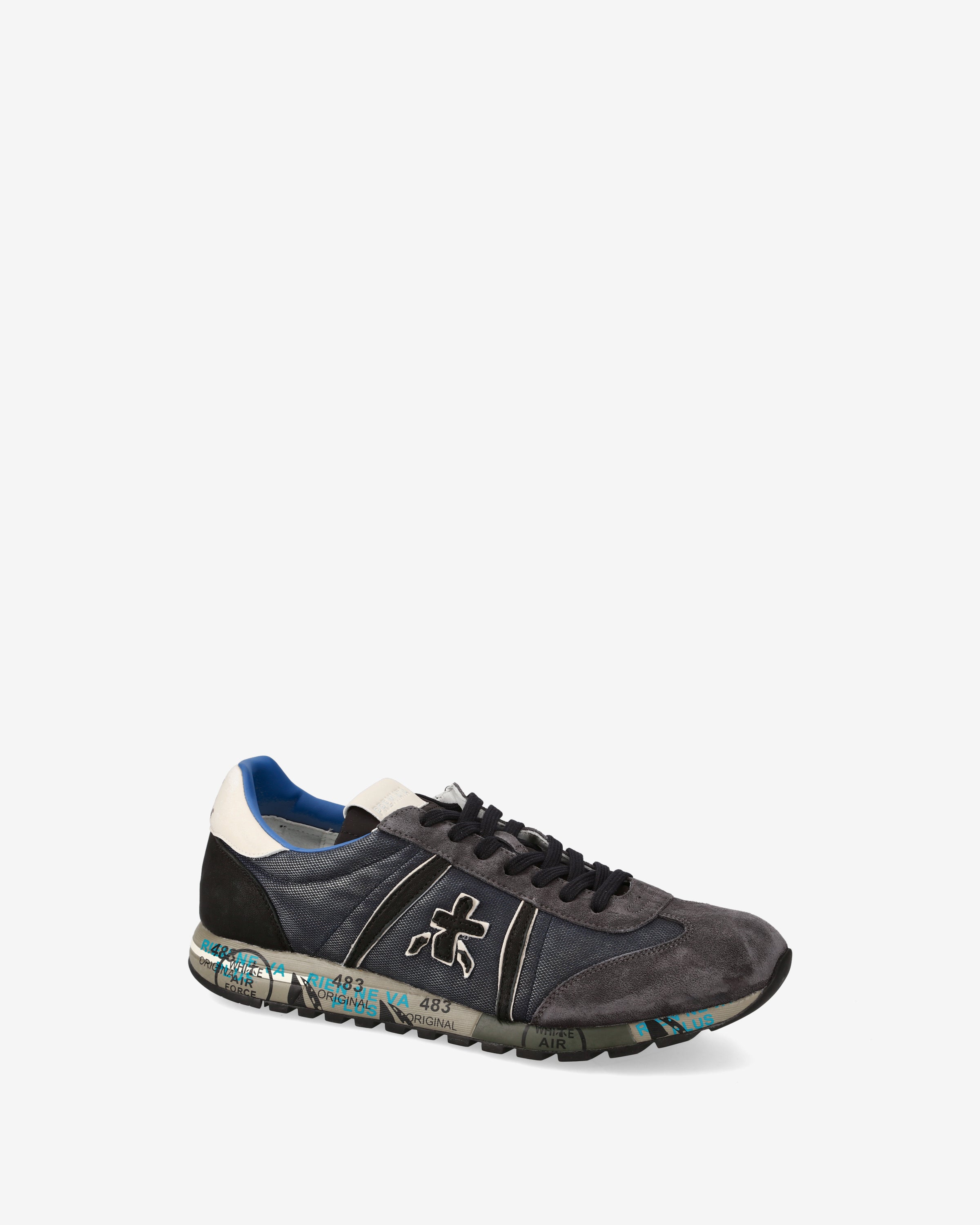 Premiata Lucy 7770 sneakers homme bleu running
