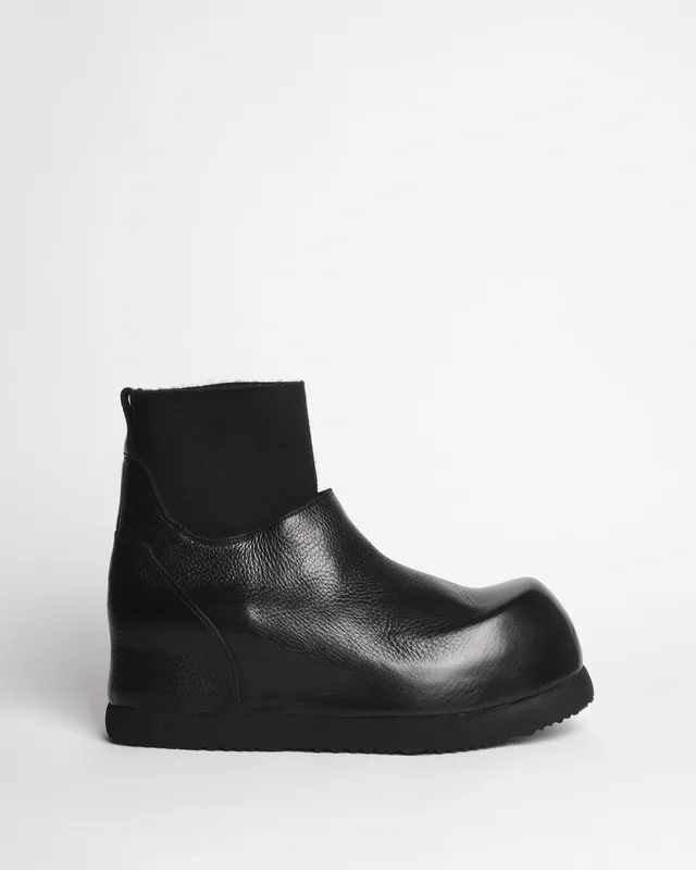 Premiata 021 bottines cuir grainé homme