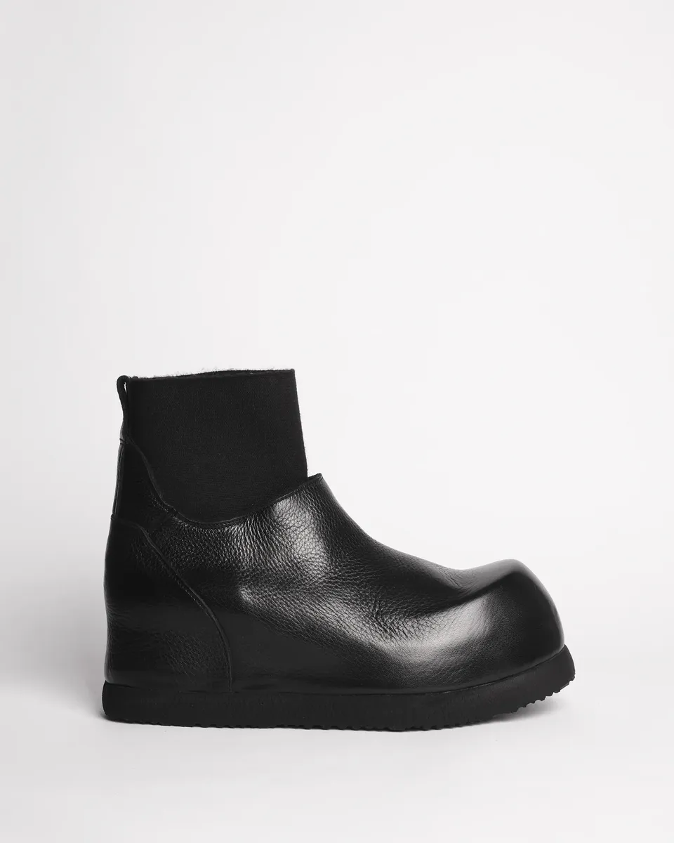 Premiata 021 bottines cuir grainé homme