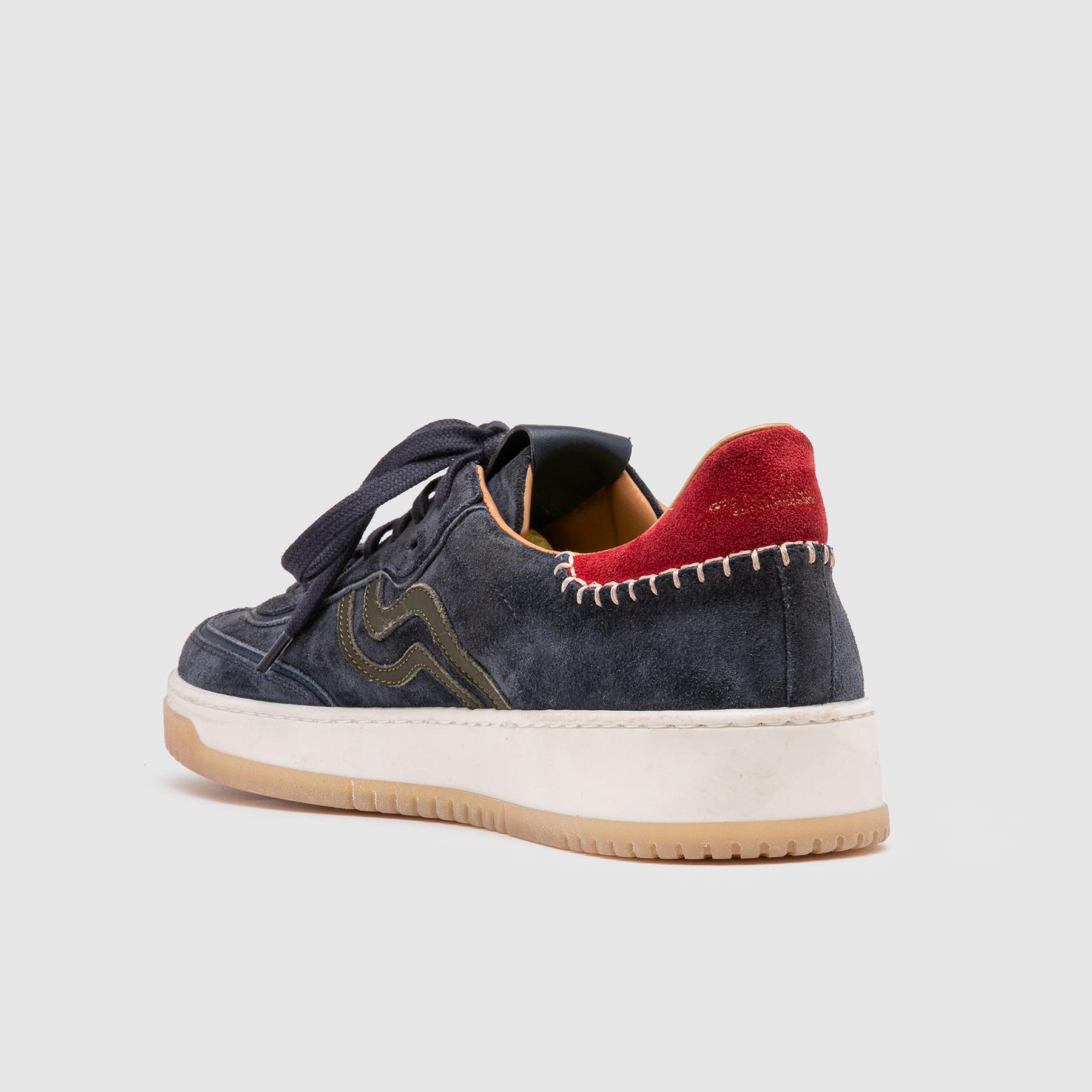 Primabase Duke baskets cuir noir homme