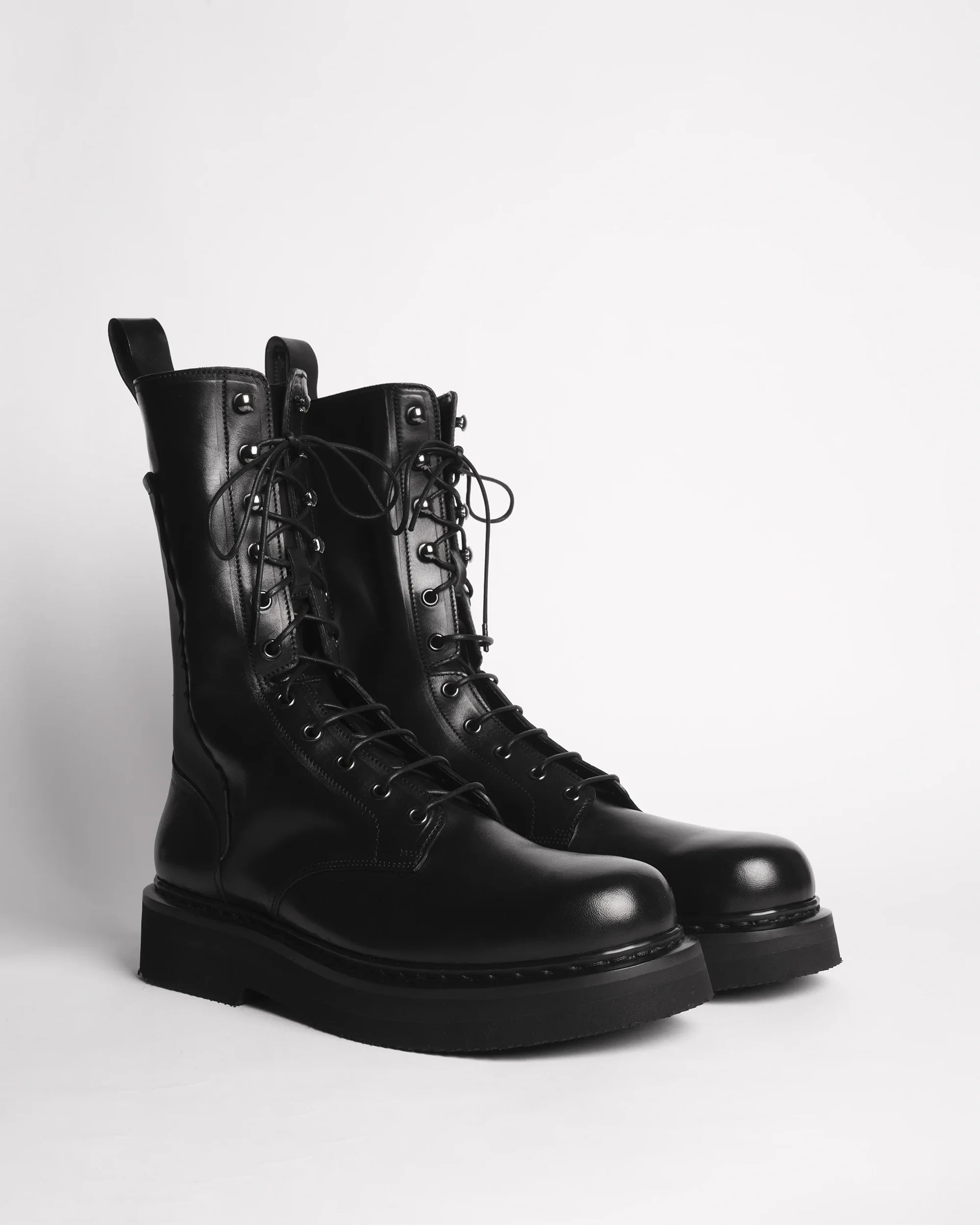 Premiata 018 boots homme cuir lacets Italie