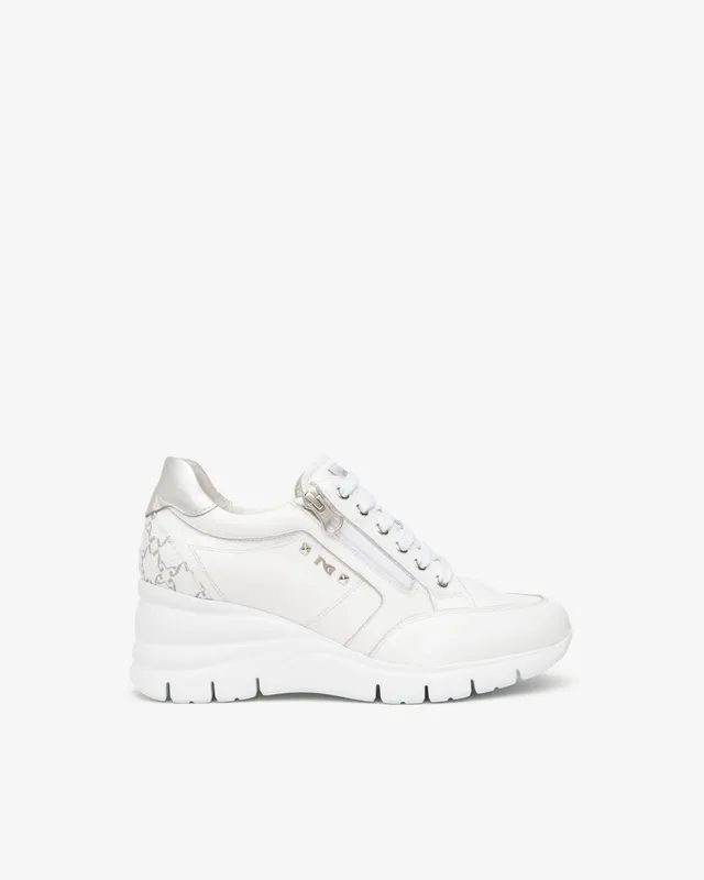 Nero Giardini sneakers cuir tissu femme confort