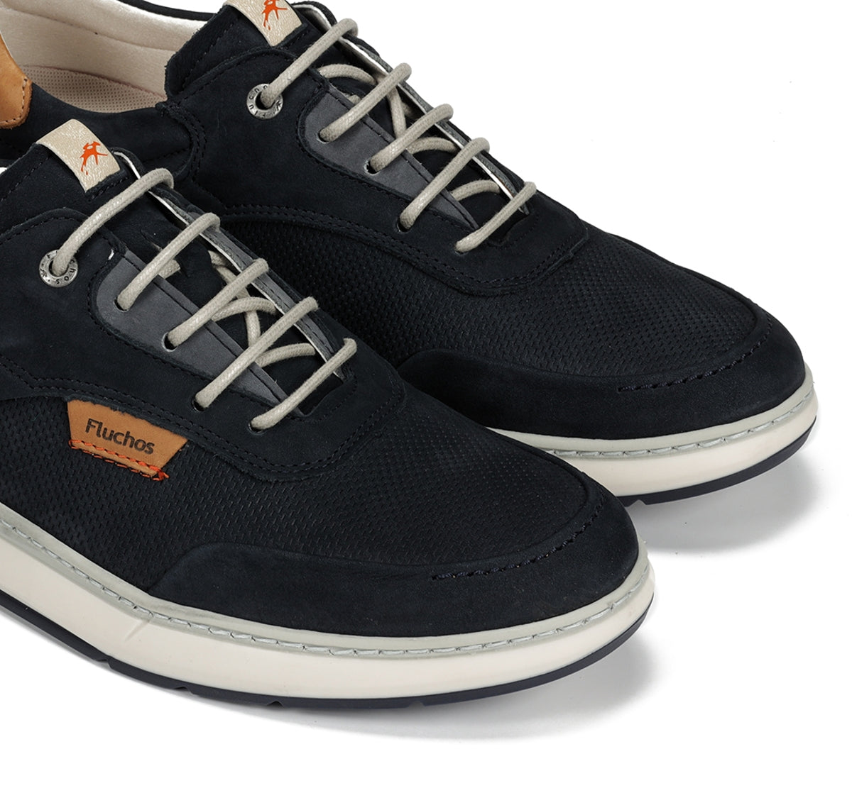 Fluchos Zapatos Jeff F2210 chaussures homme bleu cuir