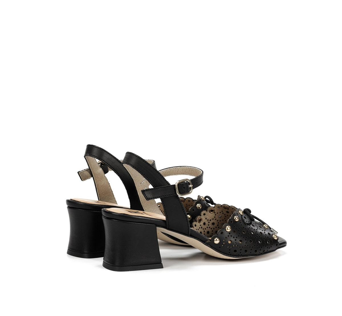 Dorking by Fluchos Larus D9457 sandales noir femme talon