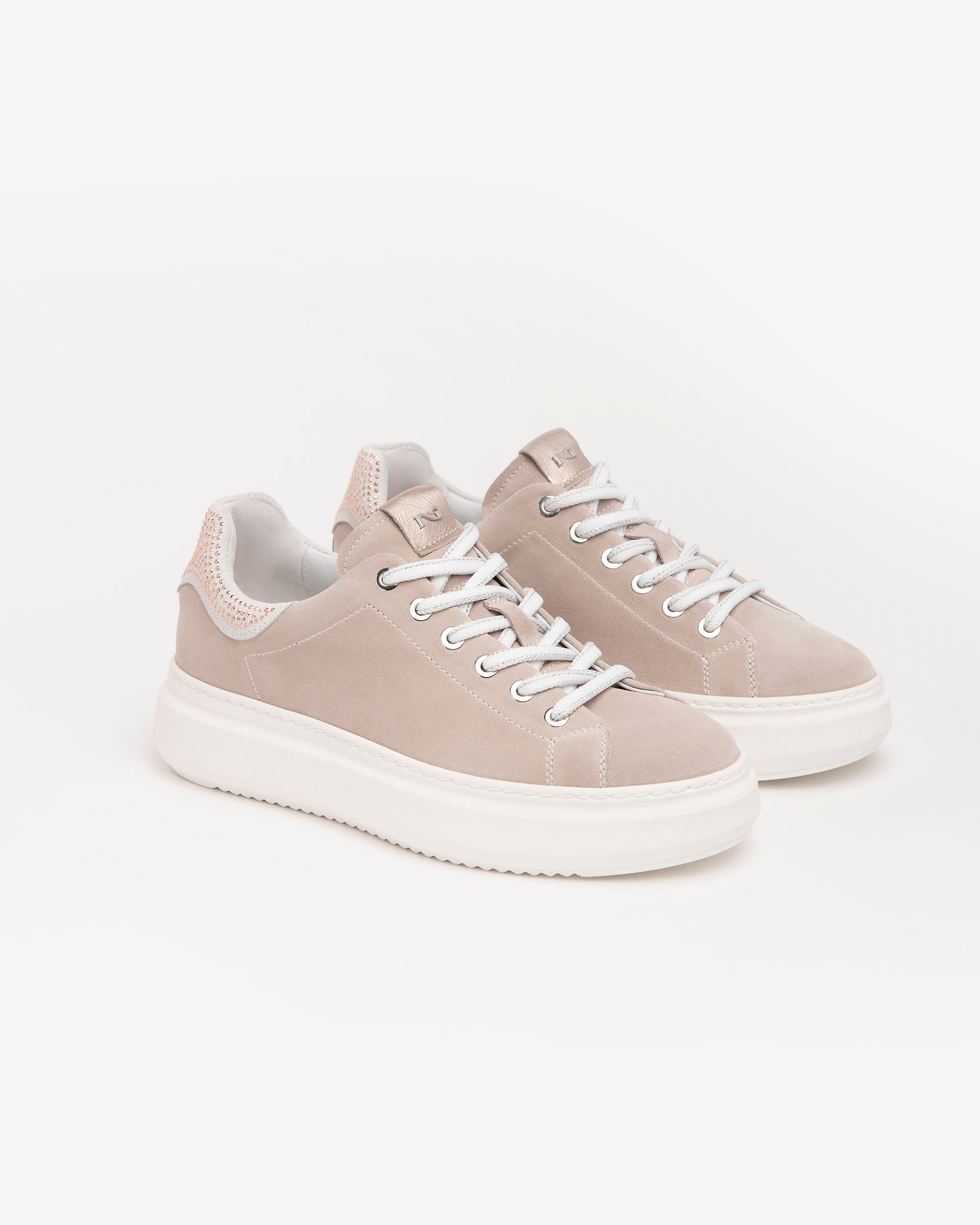 Nero Giardini Sneakers baskets daim semelle 4 cm