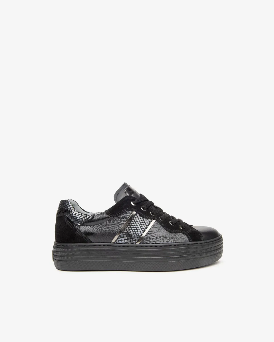 Nero Giardini Sneakers baskets femme cuir daim plateforme