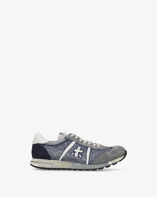 Premiata Lucy 8403 Sneakers Pointure 34 Daim Denim Bleu