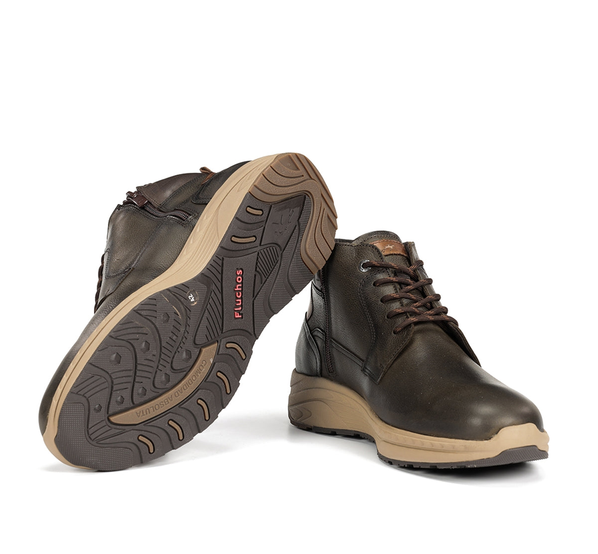Fluchos Ryder F2291 boots verte homme à lacets