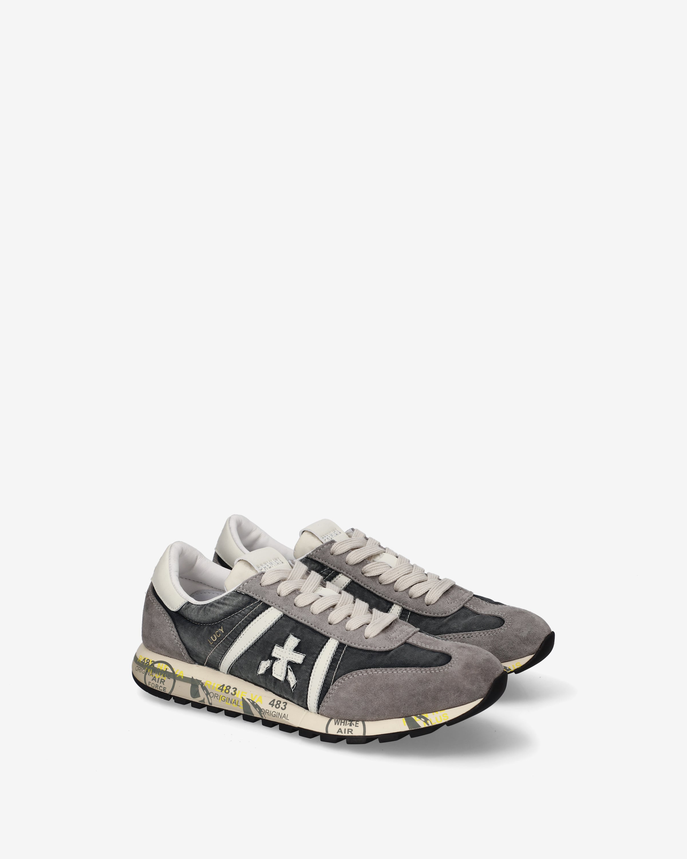 Premiata Lucyd 8416 sneakers grises daim pointure 38