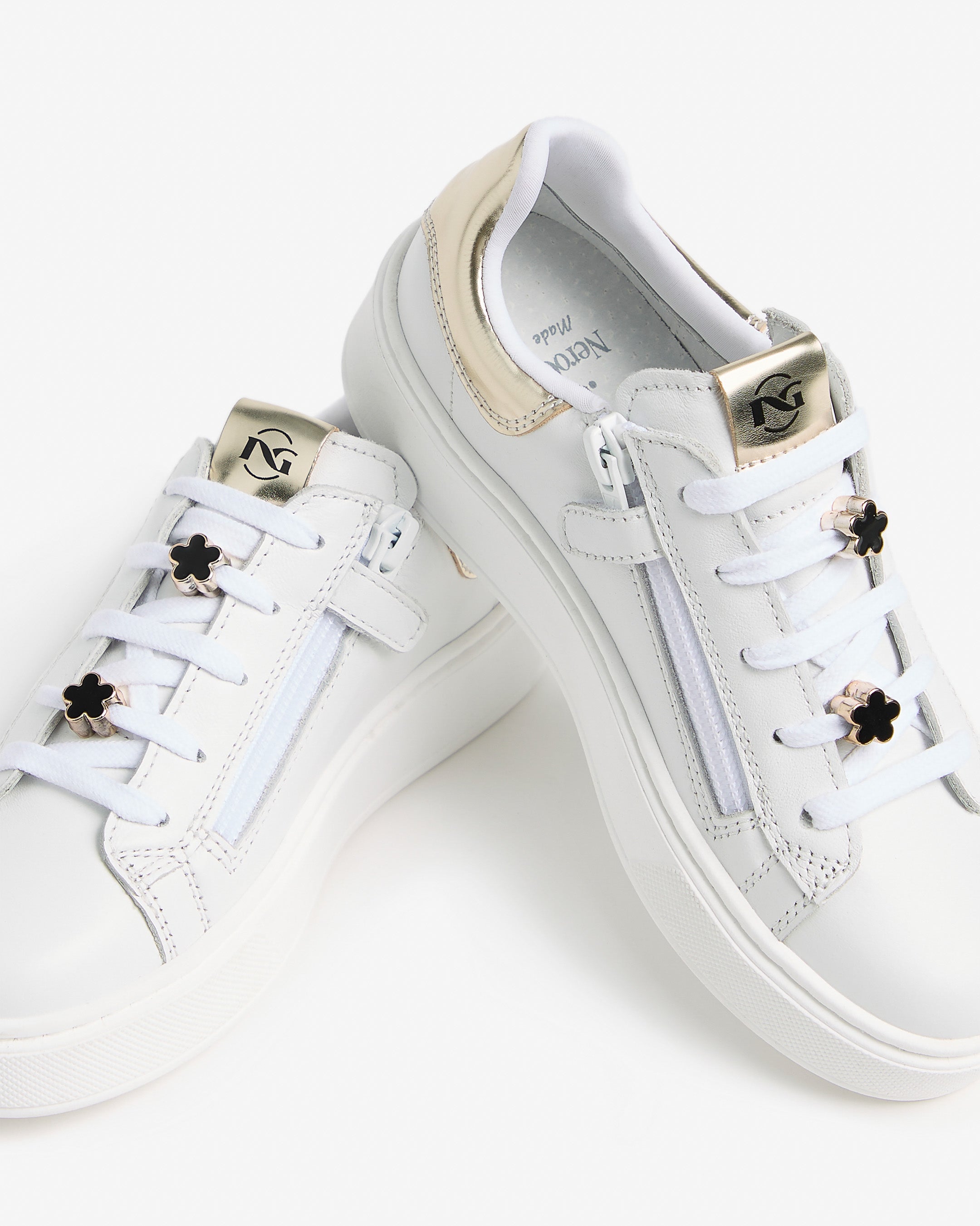 Nero Giardini Sneakers cuir et toile fille 31-39 hiver