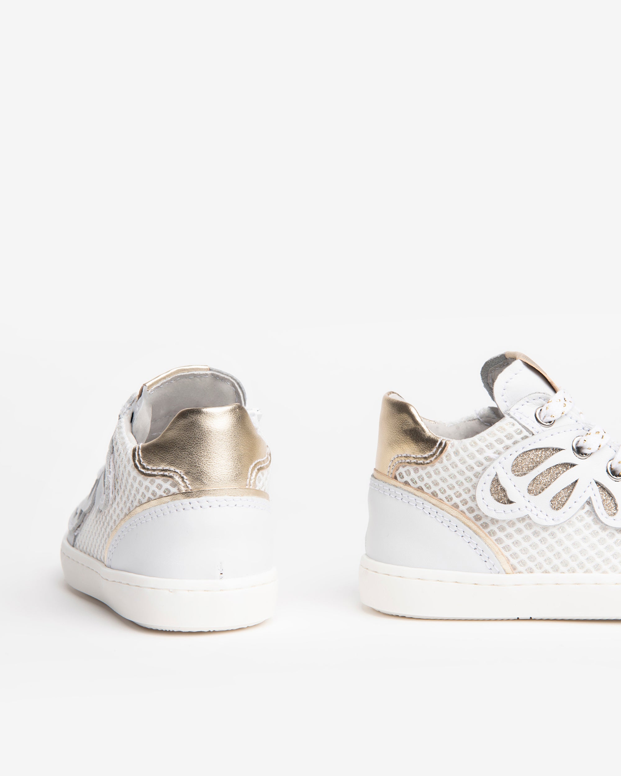 Nero Giardini Baskets Cuir Bébé Fille Papillon T21