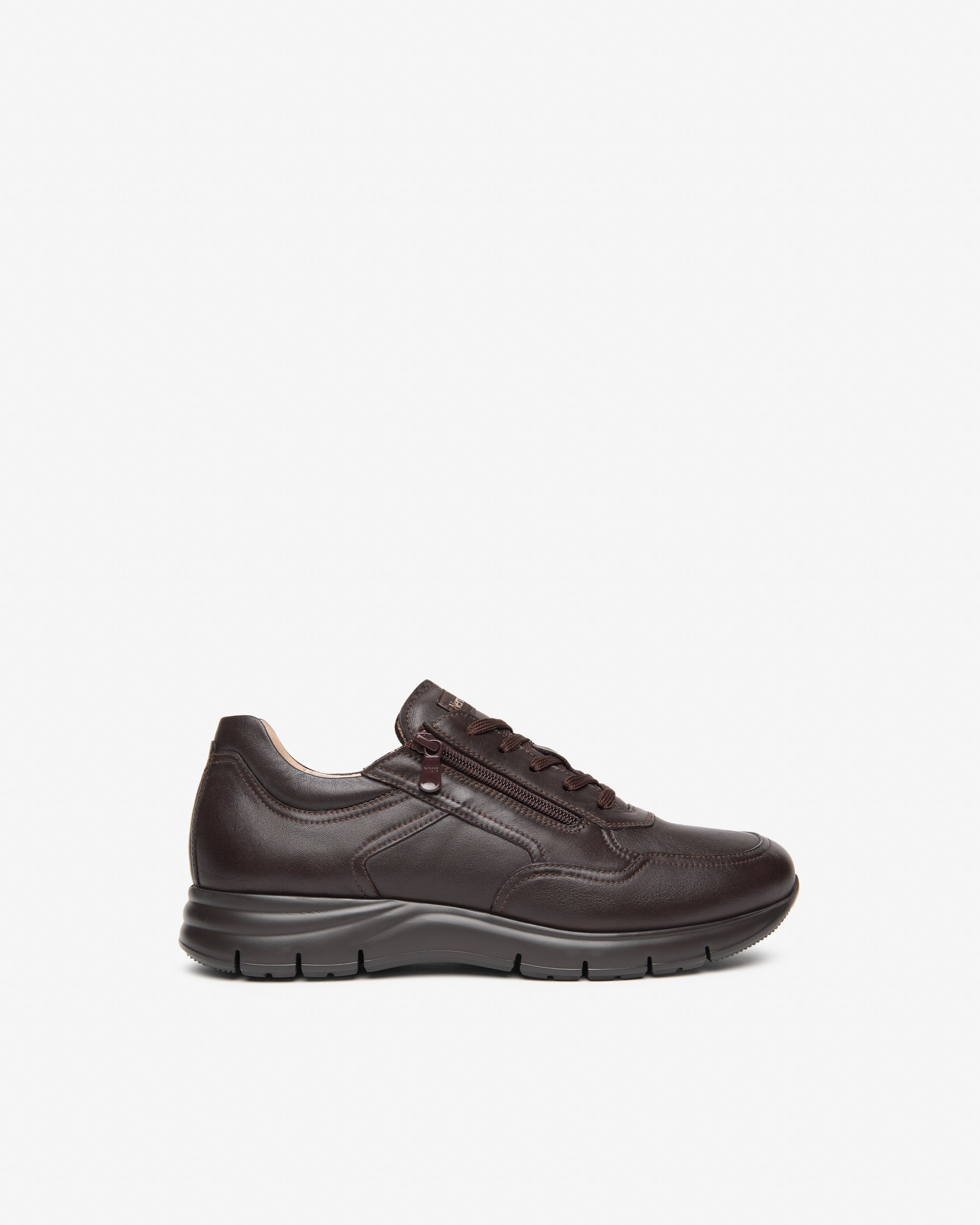 Nero Giardini Sneakers baskets cuir homme zip