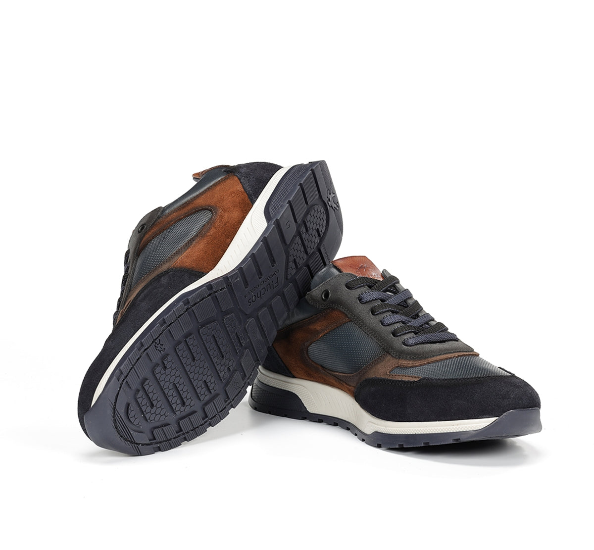 Fluchos Louis F1959 baskets homme bleu