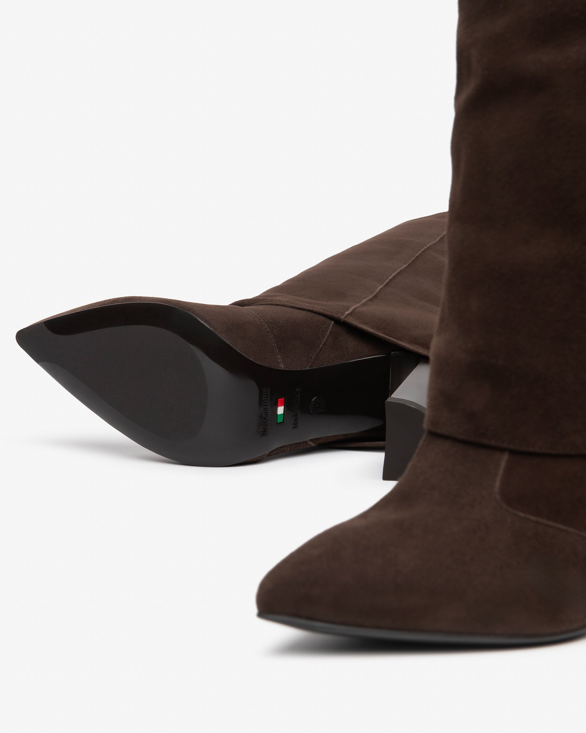Nero Giardini Boots bottes daim femme talon 95 mm