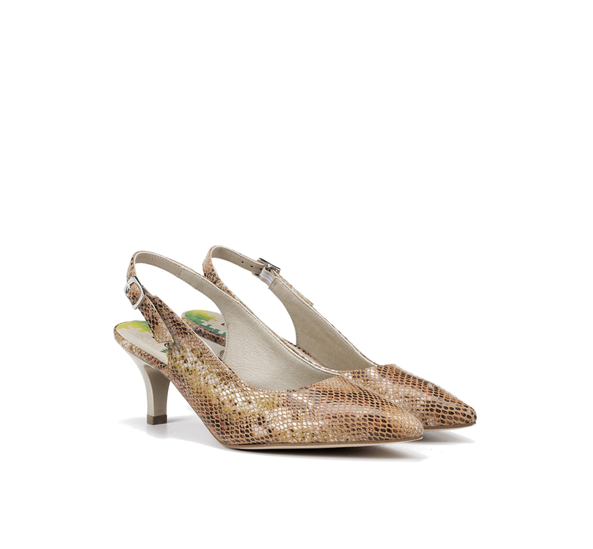 Dorking Moon D7814 escarpin femme multicolore talon