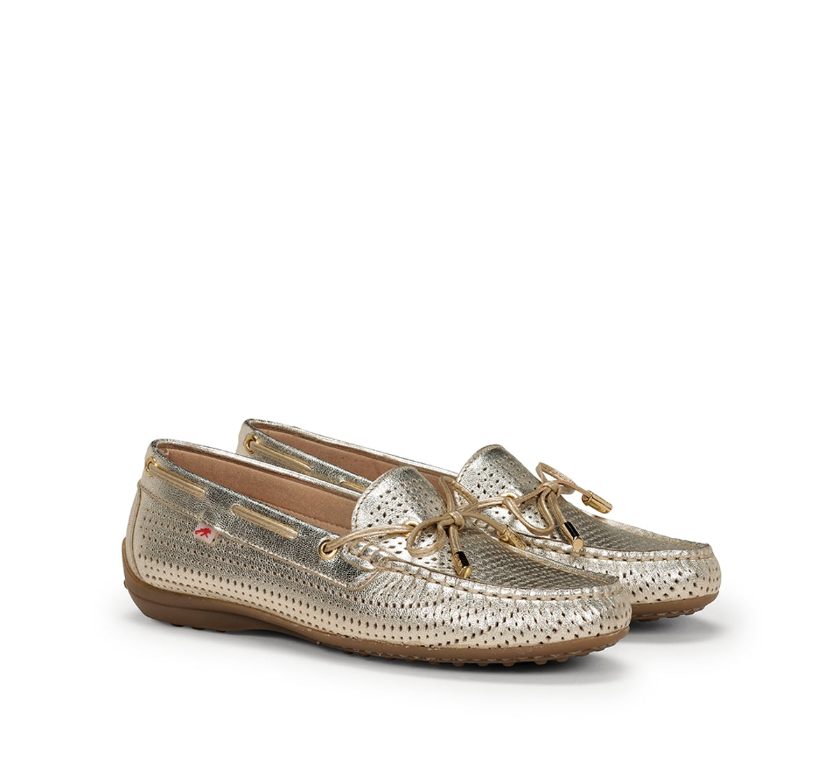 Fluchos Bruni F1428 mocassin doré femme