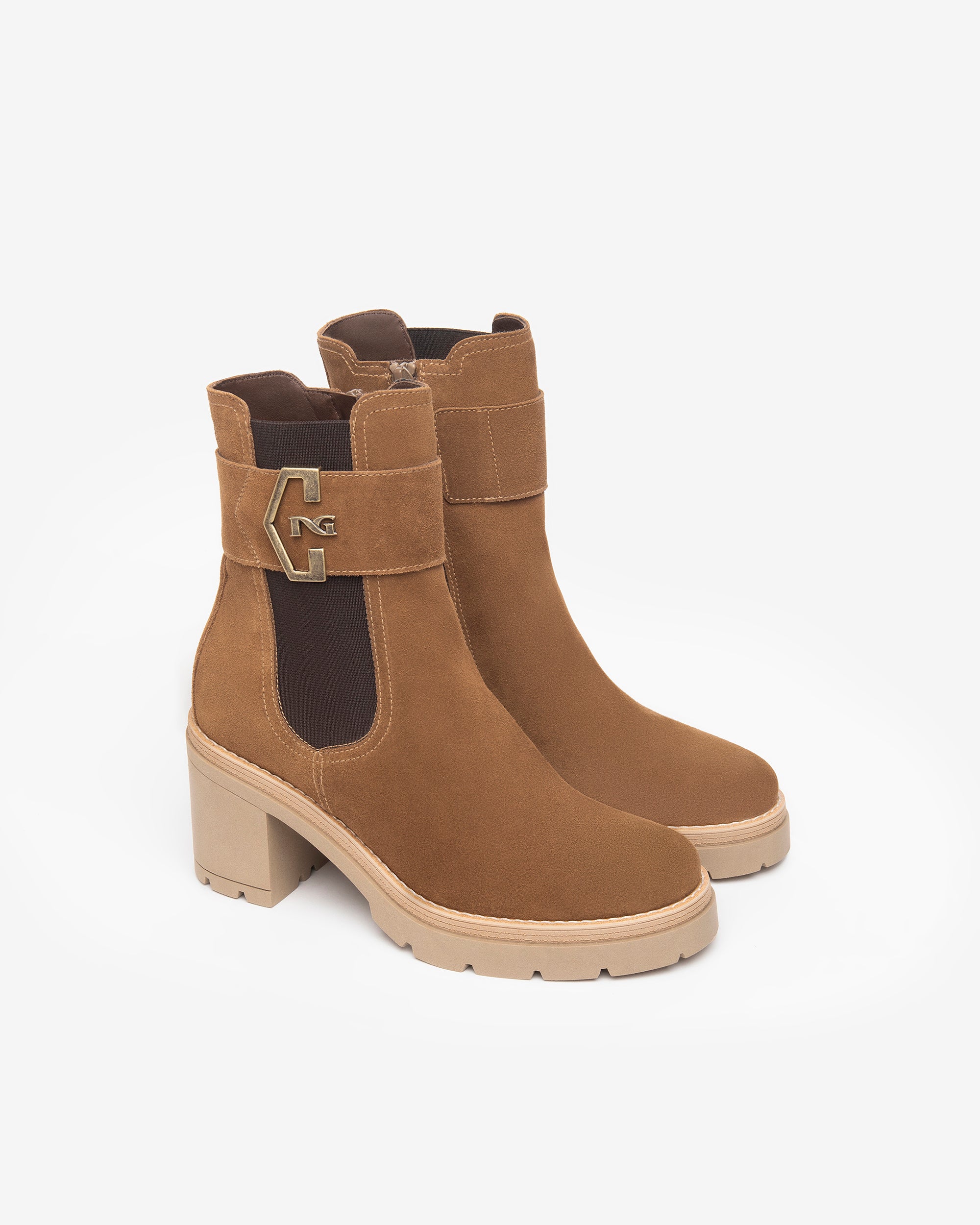 Nero Giardini Chelsea Boots bottines daim femme 38