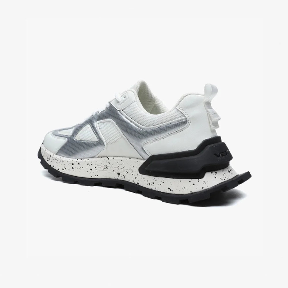 VO7 Paname Racer Silver sneaker argent cuir homme