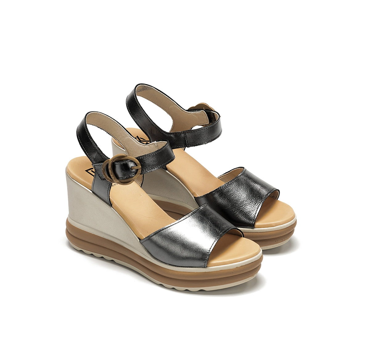 Dorking Diane D9696 sandale gris femme talon