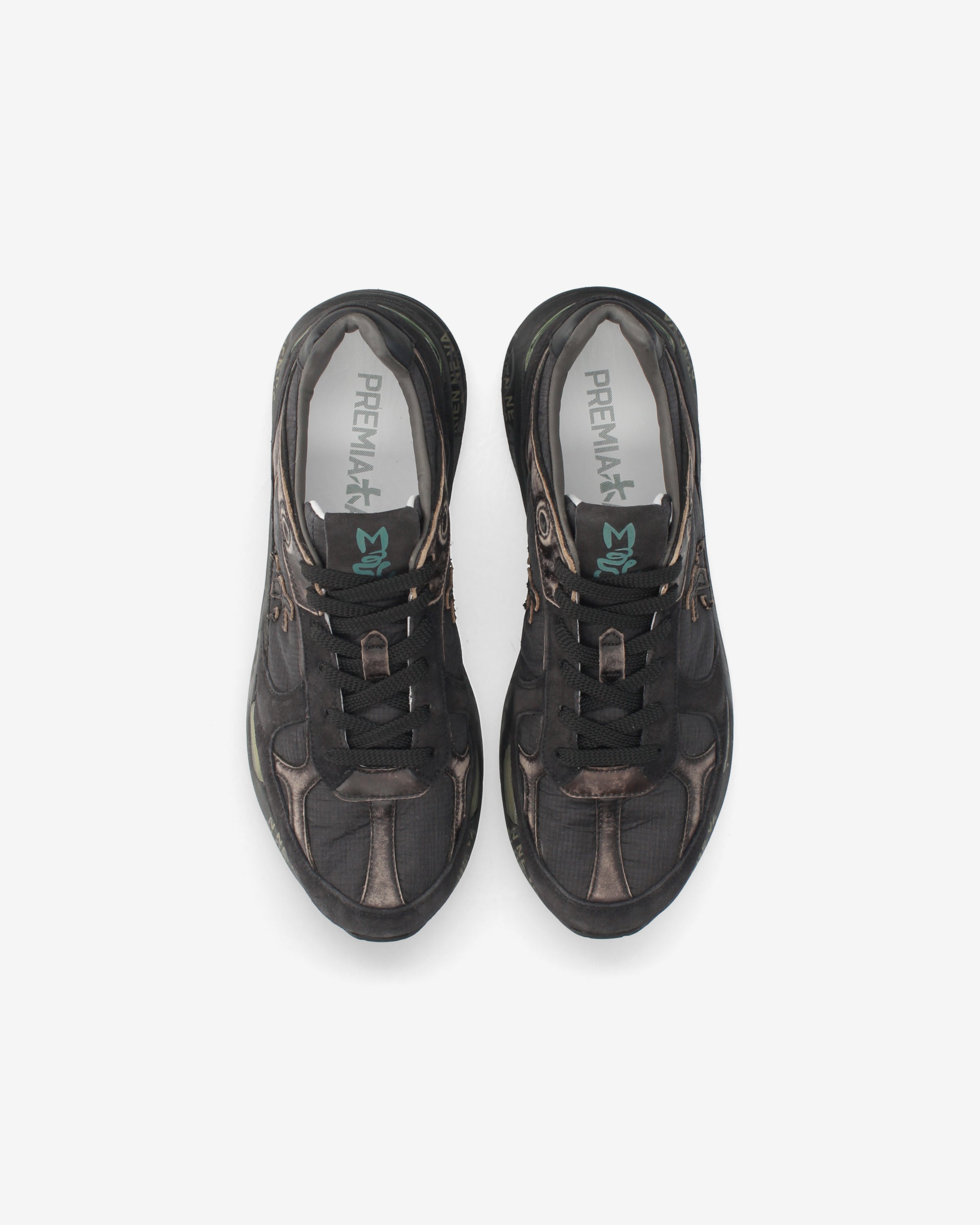 Premiata Mase25 8424 sneakers crème daim technique