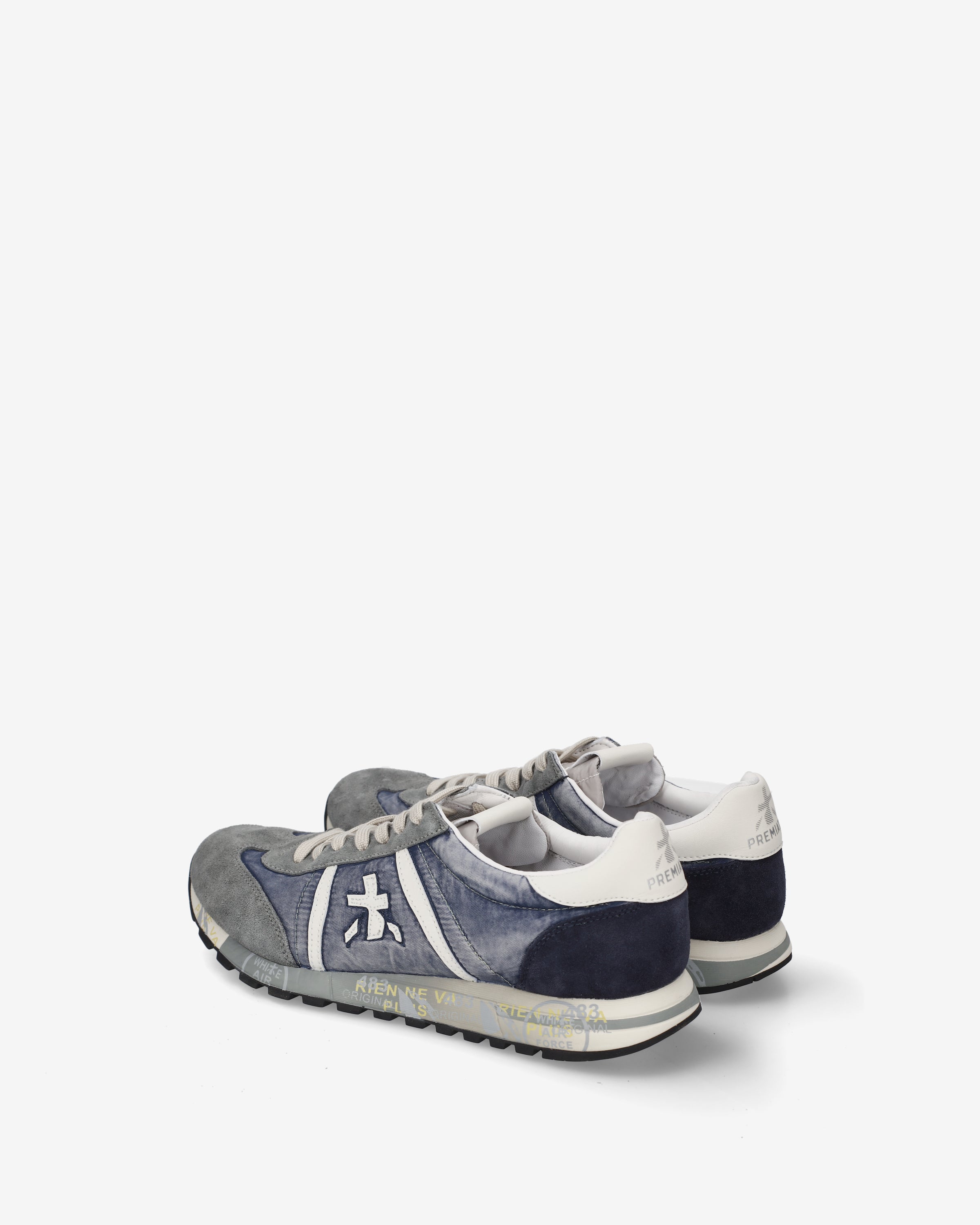 Premiata Lucy 8403 Sneakers Pointure 34 Daim Denim Bleu