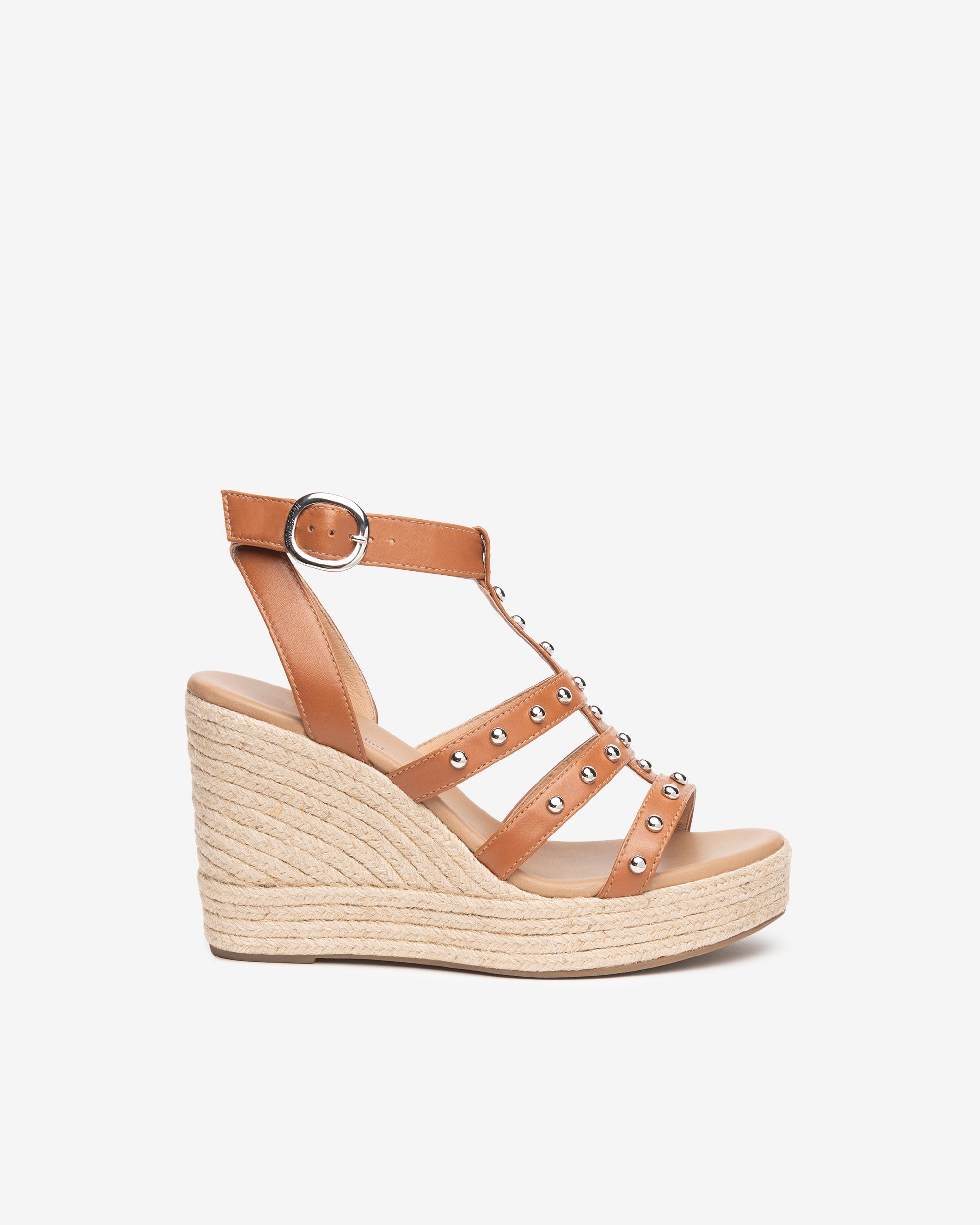 Nero Giardini Sandals sandales compensées cuir 10 cm
