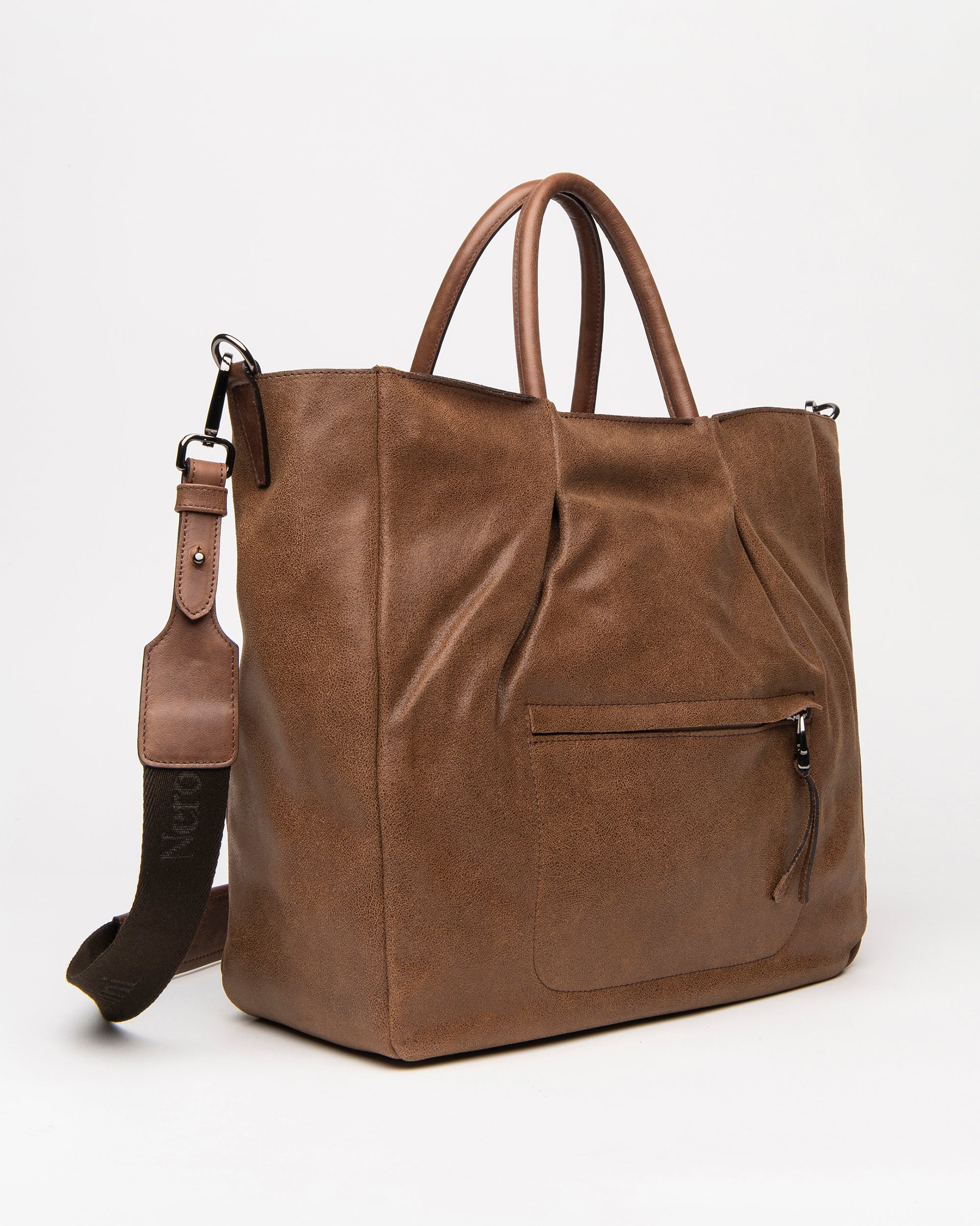 Nero Giardini Shopping cabas cuir femme pompon