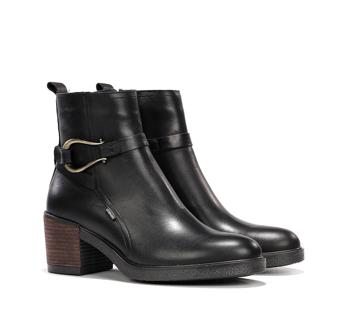 Dorking Aroma D9754 bottine femme noir cuir