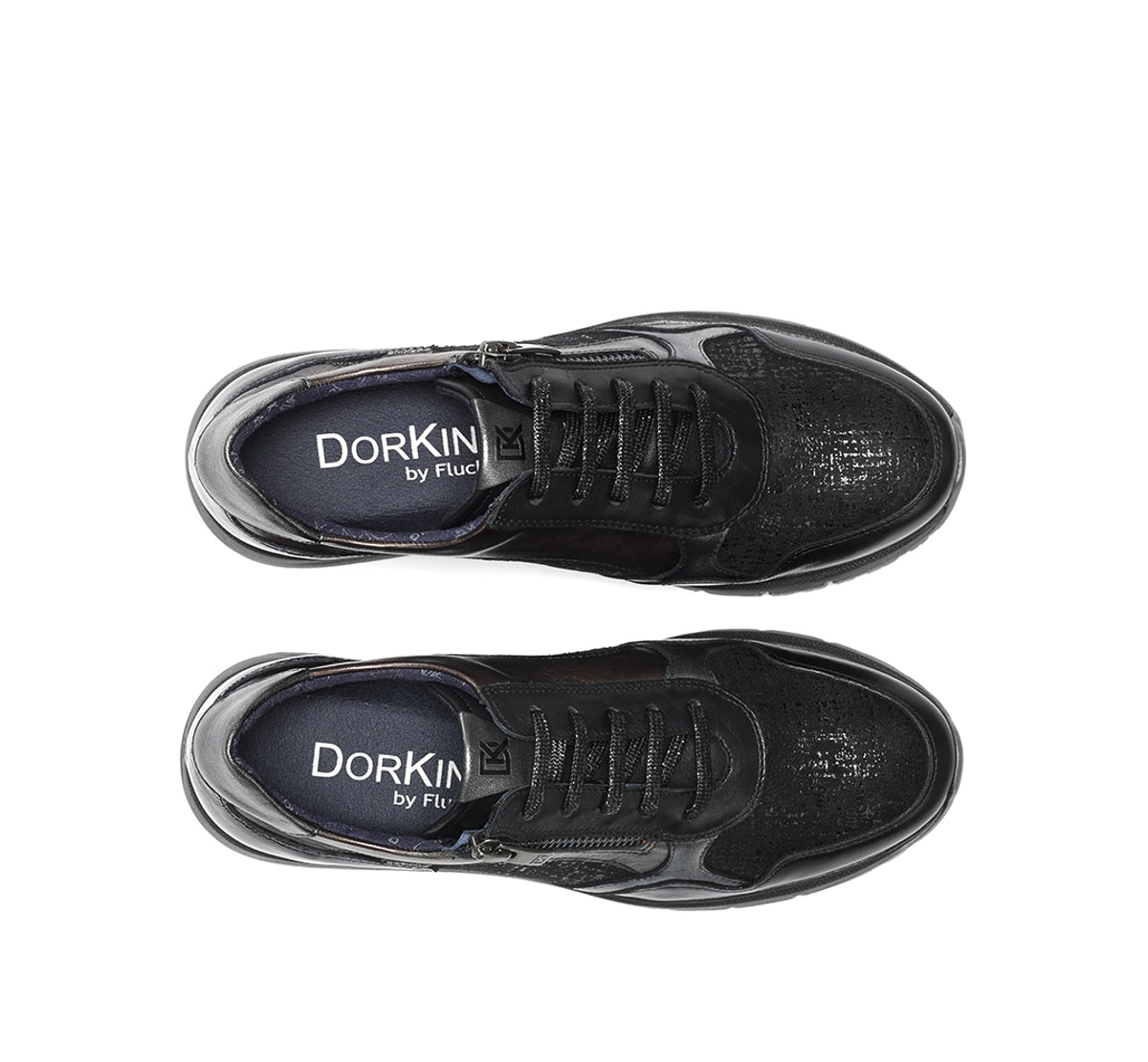 Dorking Serena D9213 basket noire femme confort
